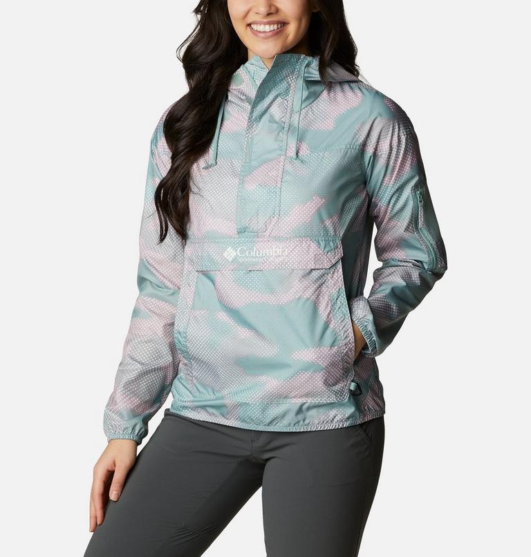Challenger Windbreaker | 345 | L, Color: Aqua Tone Spotted Camo Print, image 1