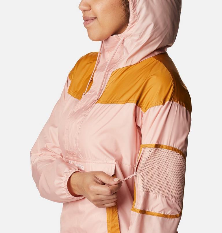 Women's Challenger Windbreaker, Color: Faux Pink, Canyon Sun, image 6