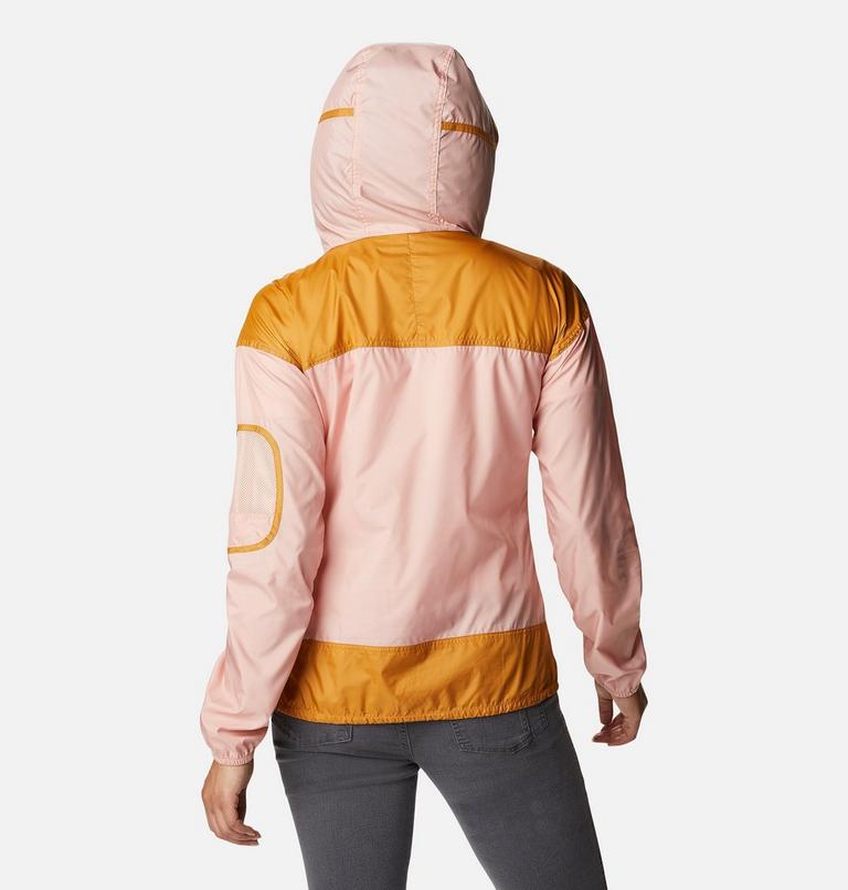 Women's Challenger Windbreaker, Color: Faux Pink, Canyon Sun, image 2