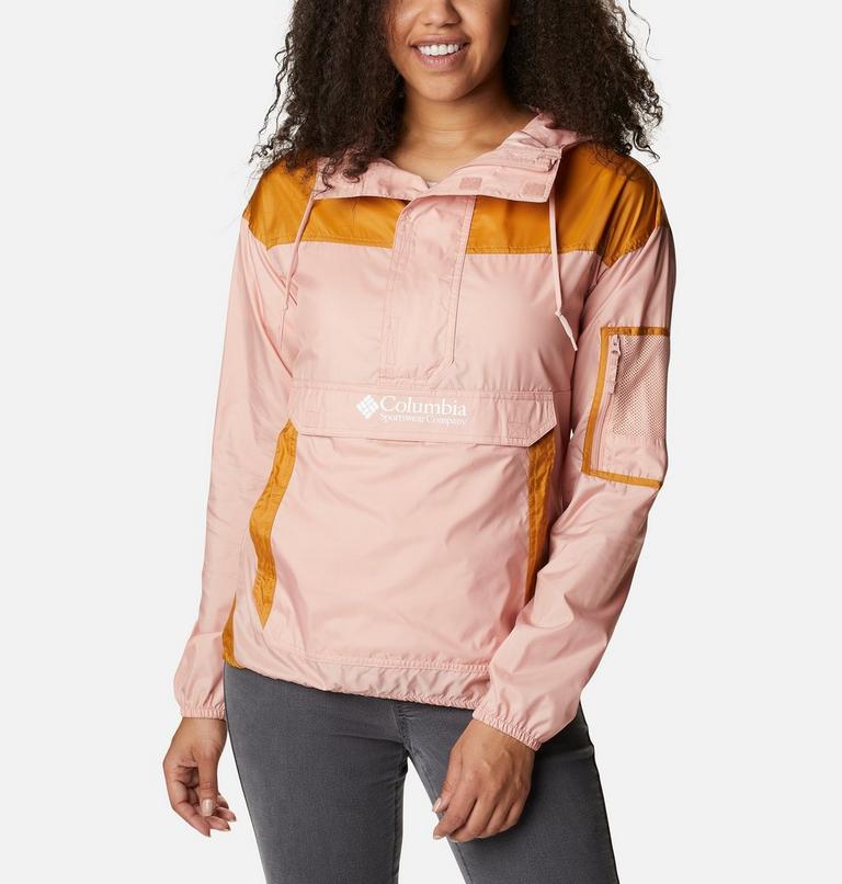 Women's Challenger Windbreaker, Color: Faux Pink, Canyon Sun, image 1