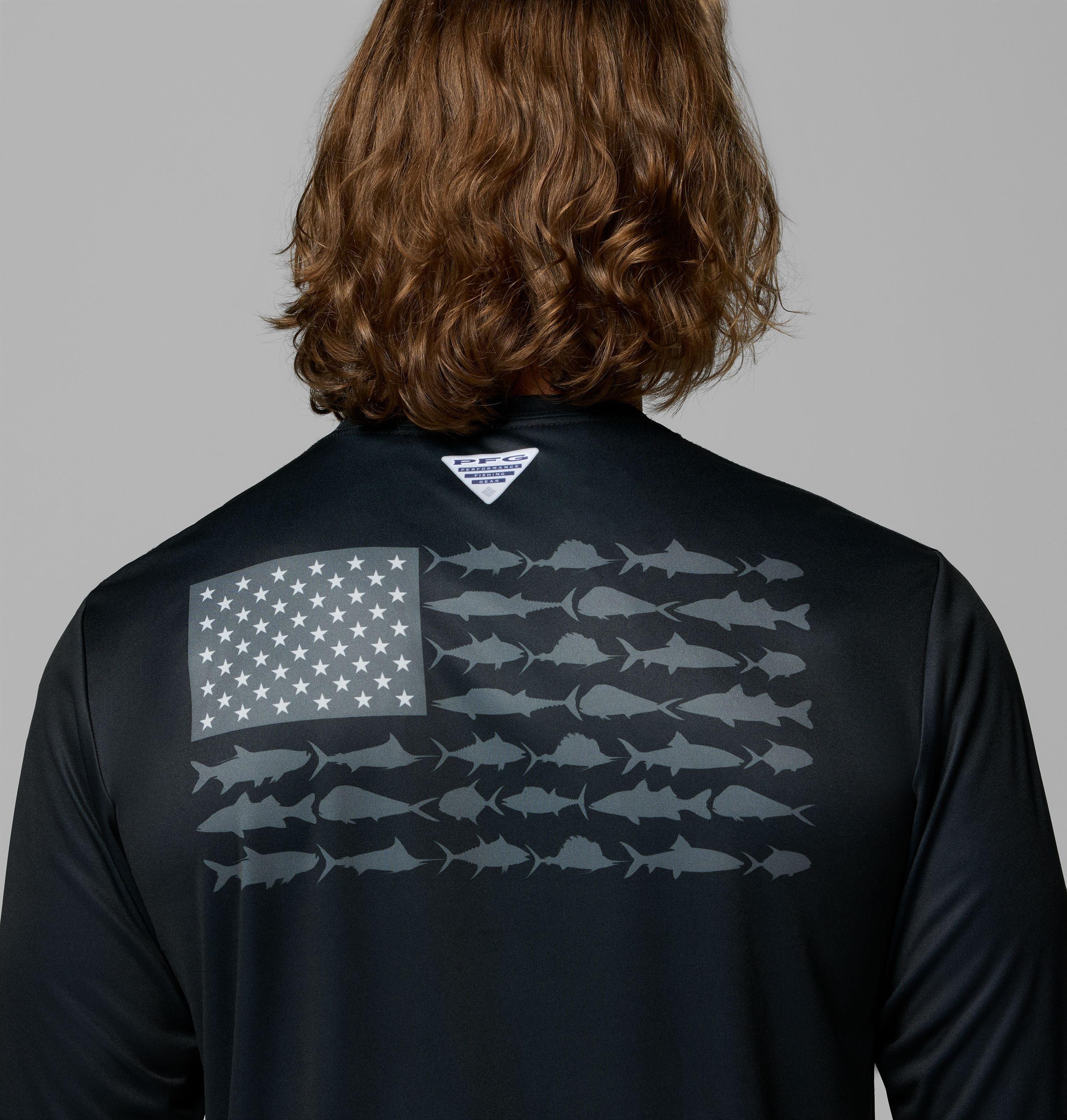 Men's Terminal Tackle PFG Fish Flag Long Sleeve Shirt 6