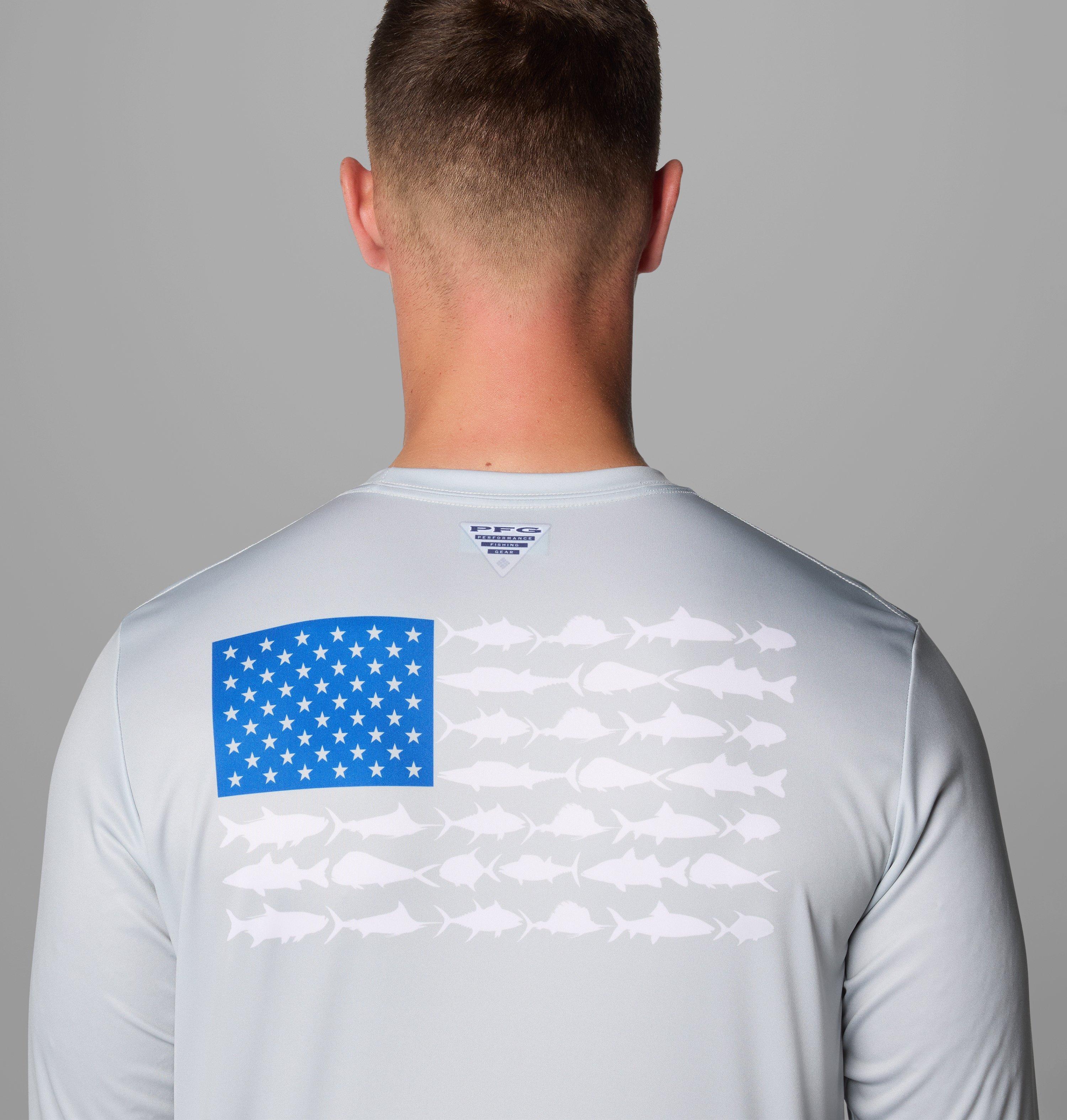 Men's Terminal Tackle PFG Fish Flag Long Sleeve Shirt 6