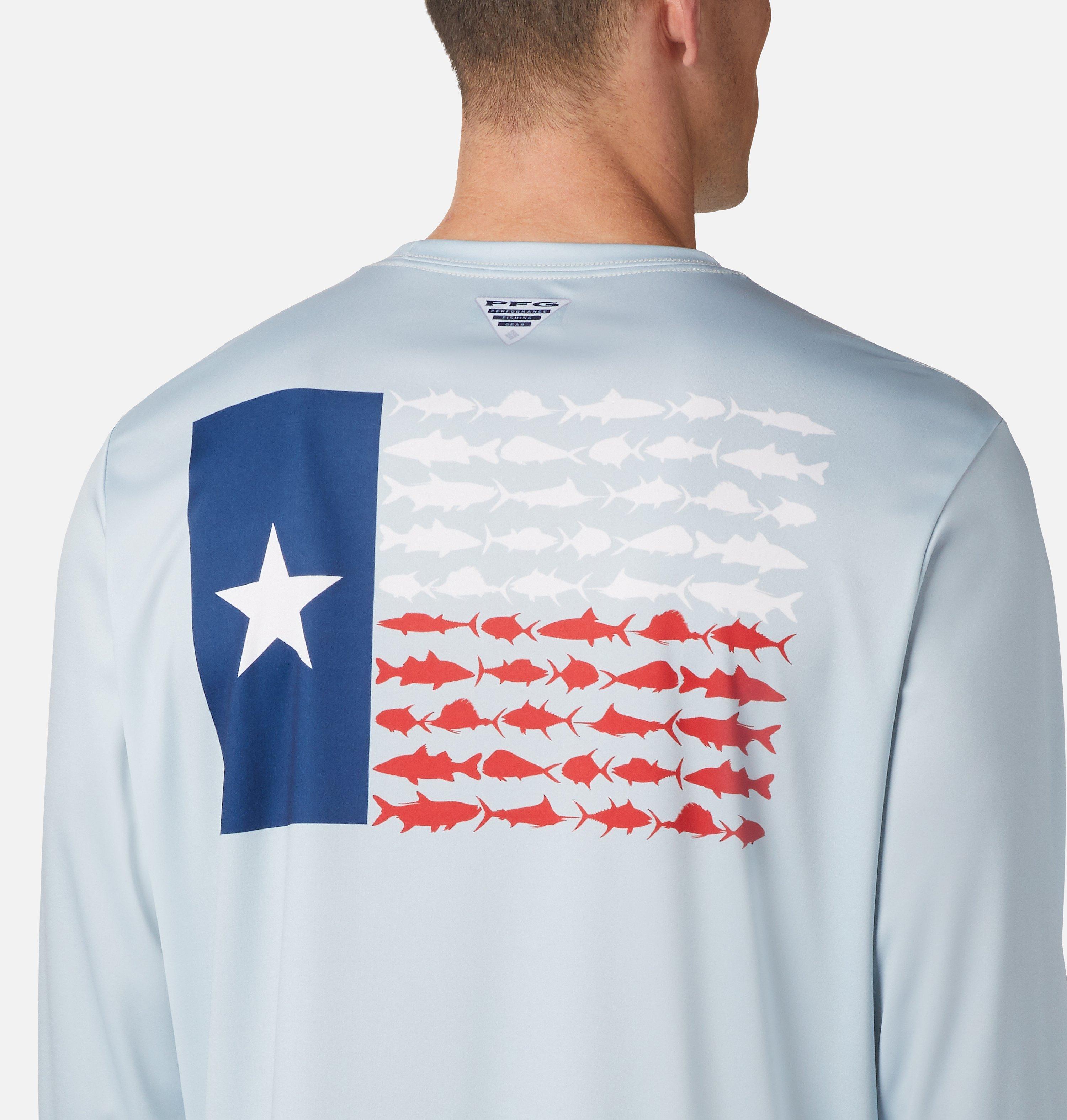 Men's Terminal Tackle PFG Fish Flag Long Sleeve Shirt 4