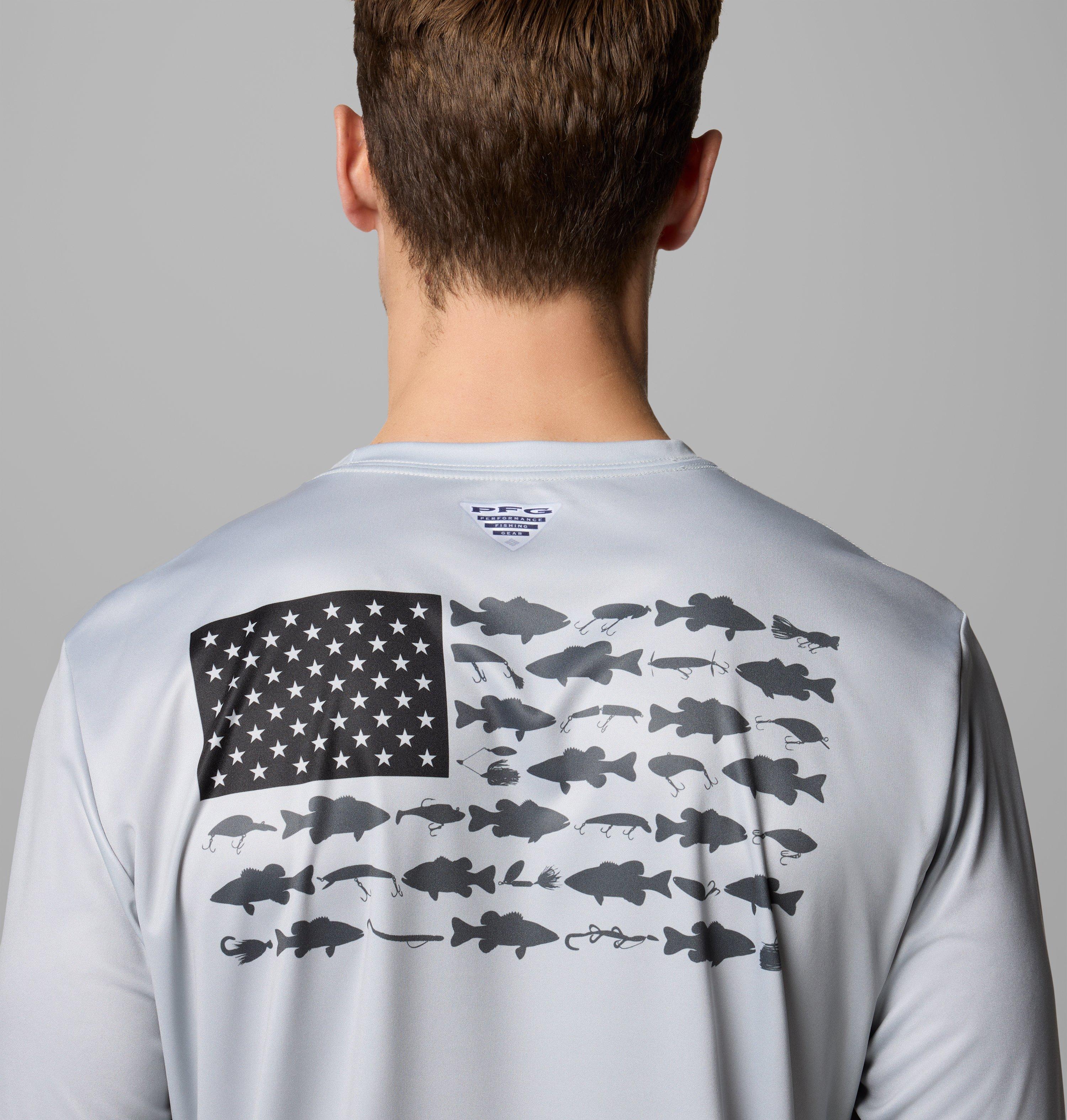 Men's Terminal Tackle PFG Fish Flag Long Sleeve Shirt 6