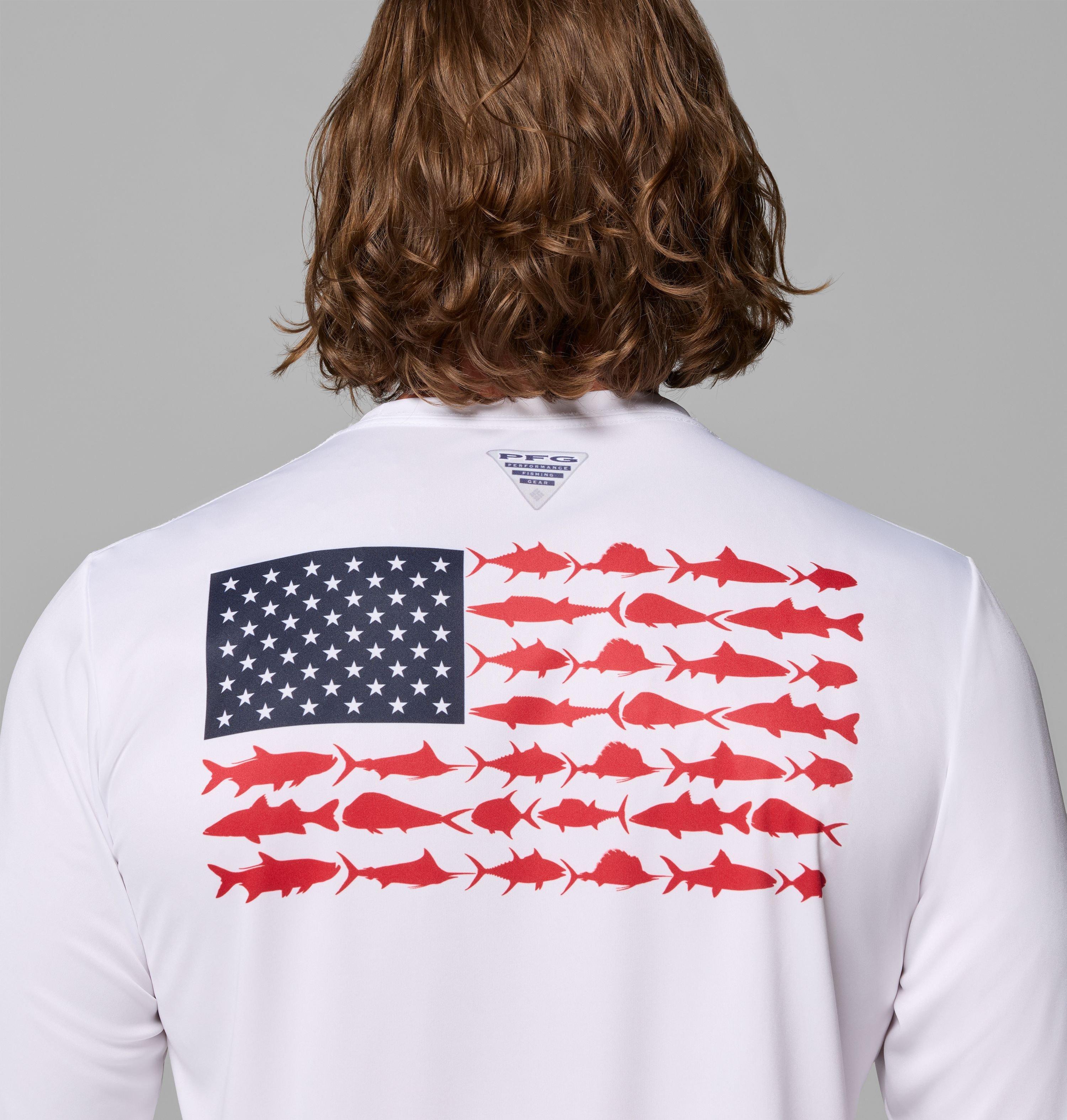 Men's Terminal Tackle PFG Fish Flag Long Sleeve Shirt 6