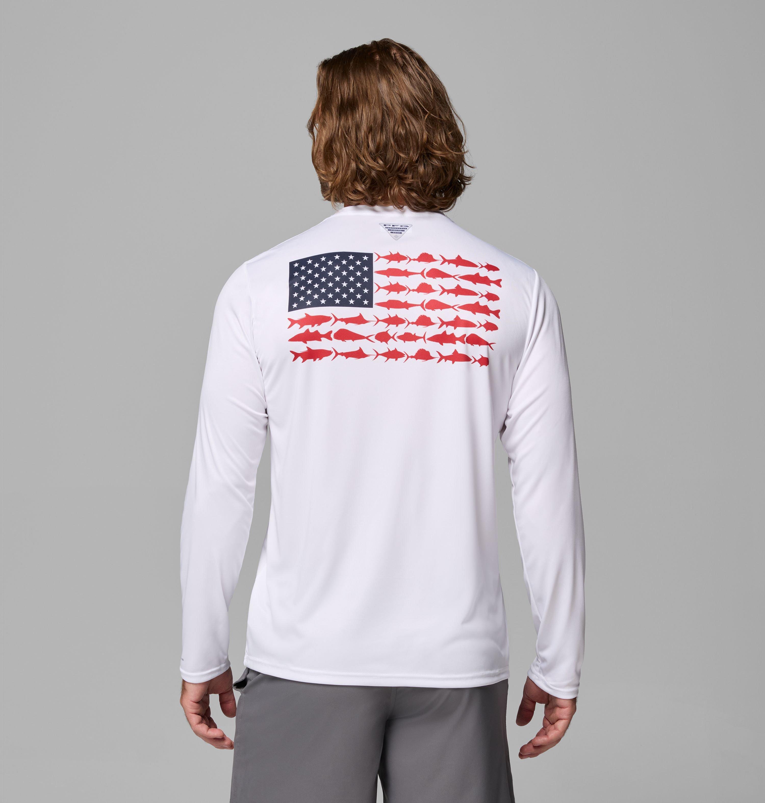 Men's Terminal Tackle PFG Fish Flag Long Sleeve Shirt 3