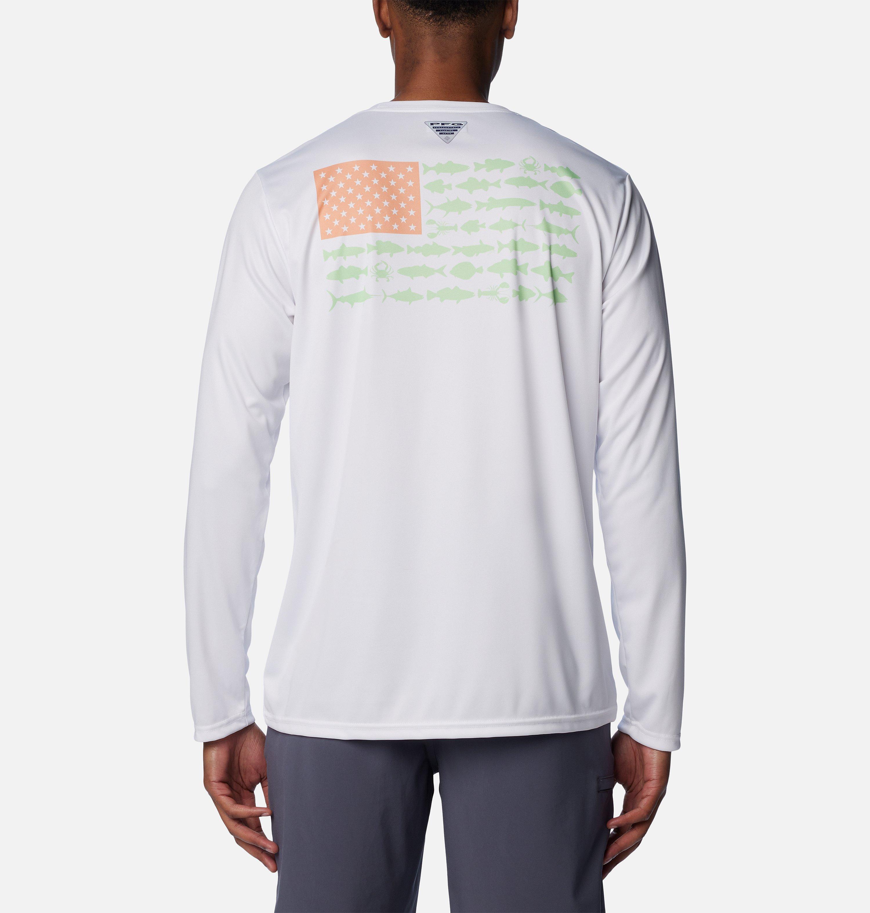 Men's Terminal Tackle PFG Fish Flag Long Sleeve Shirt 1