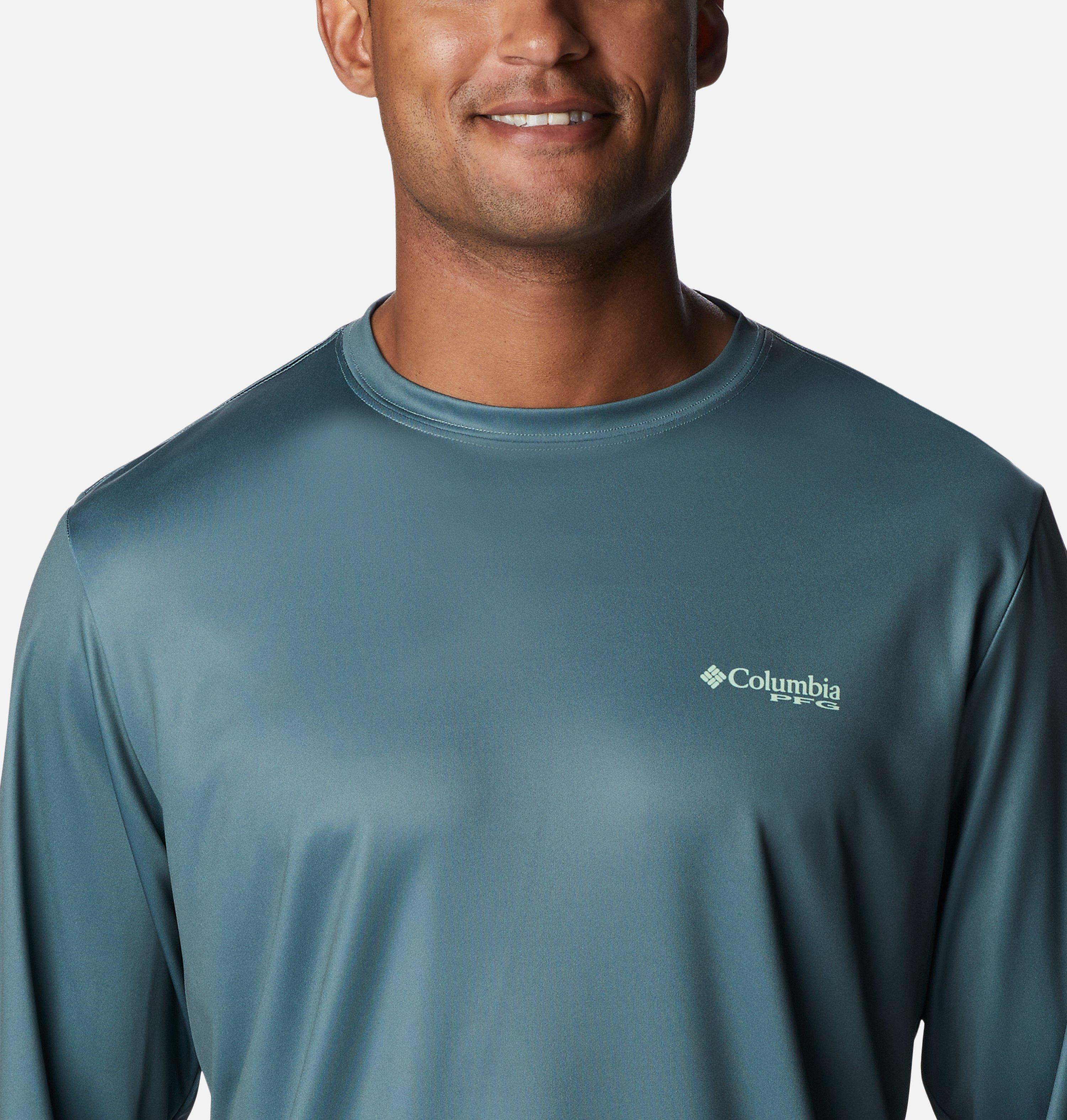 Men's PFG Terminal Tackle Fish Flag Long Sleeve Shirt - Tall 4