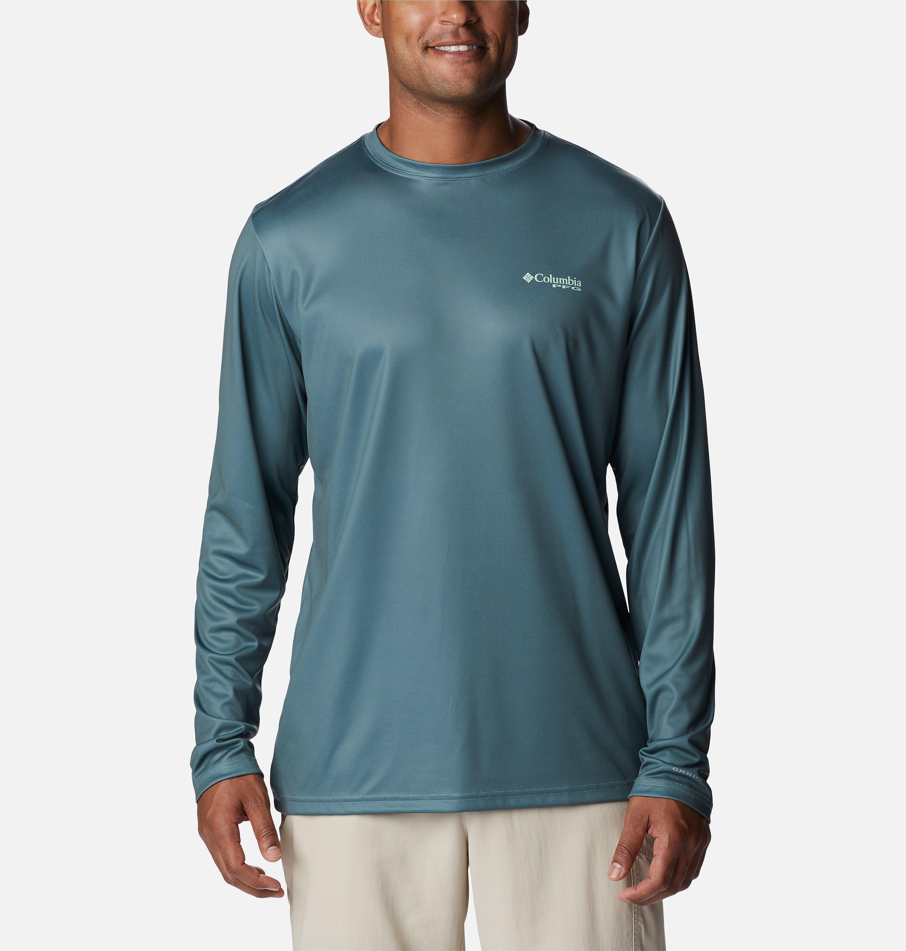 Men's PFG Terminal Tackle Fish Flag Long Sleeve Shirt - Tall 2