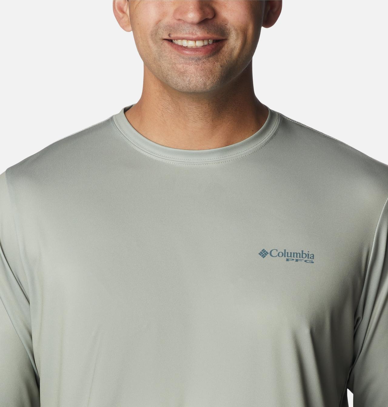 Men's PFG Terminal Tackle Fish Flag™ Long Sleeve Shirt - Tall 4