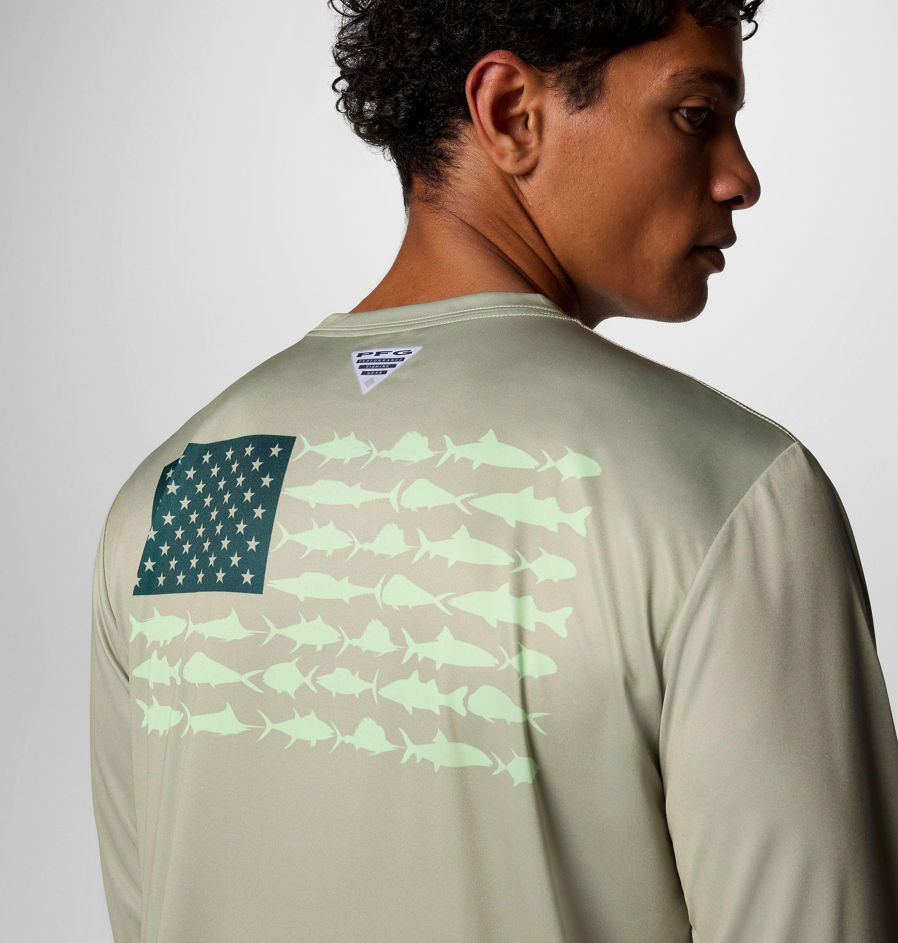 Men's Terminal Tackle PFG Fish Flag Long Sleeve Shirt 6