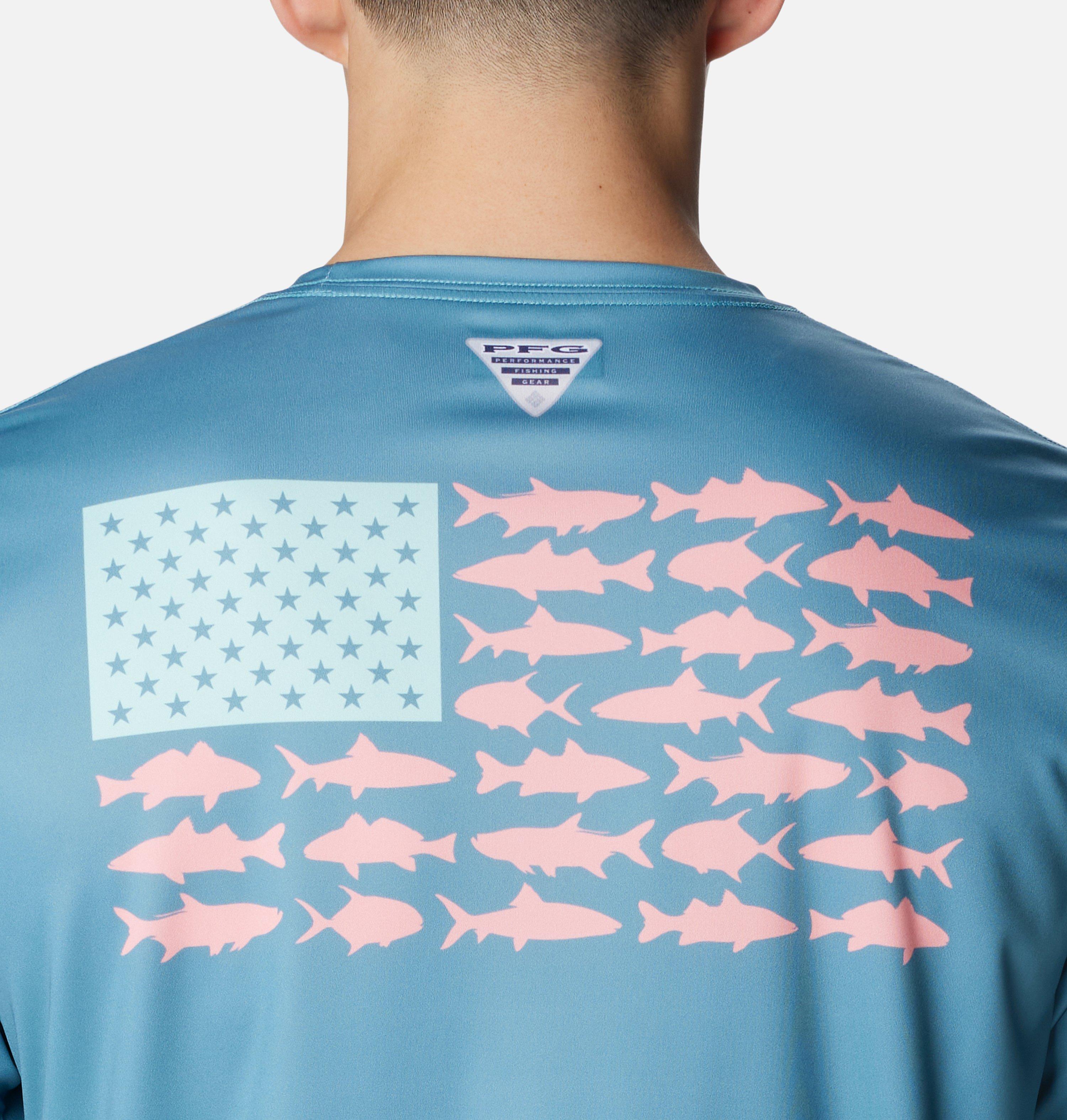 Men's Terminal Tackle PFG Fish Flag Long Sleeve Shirt 5