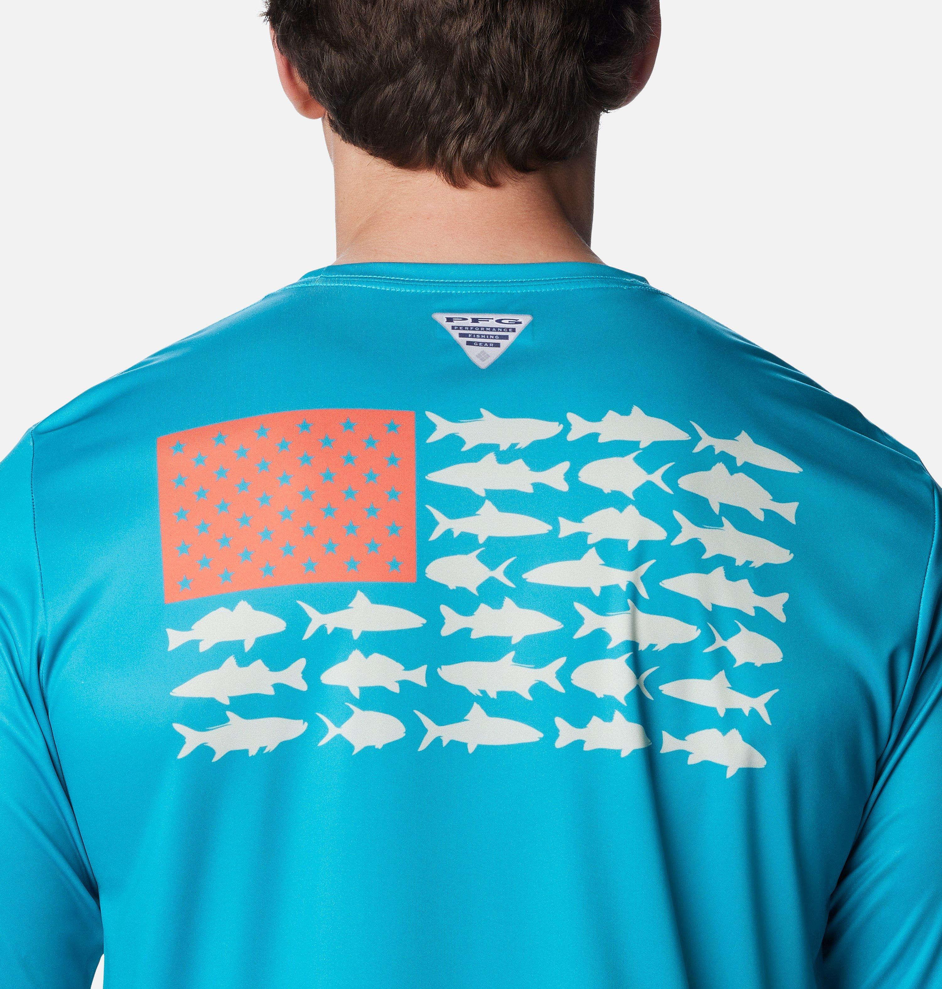 Men's Terminal Tackle PFG Fish Flag Long Sleeve Shirt 5