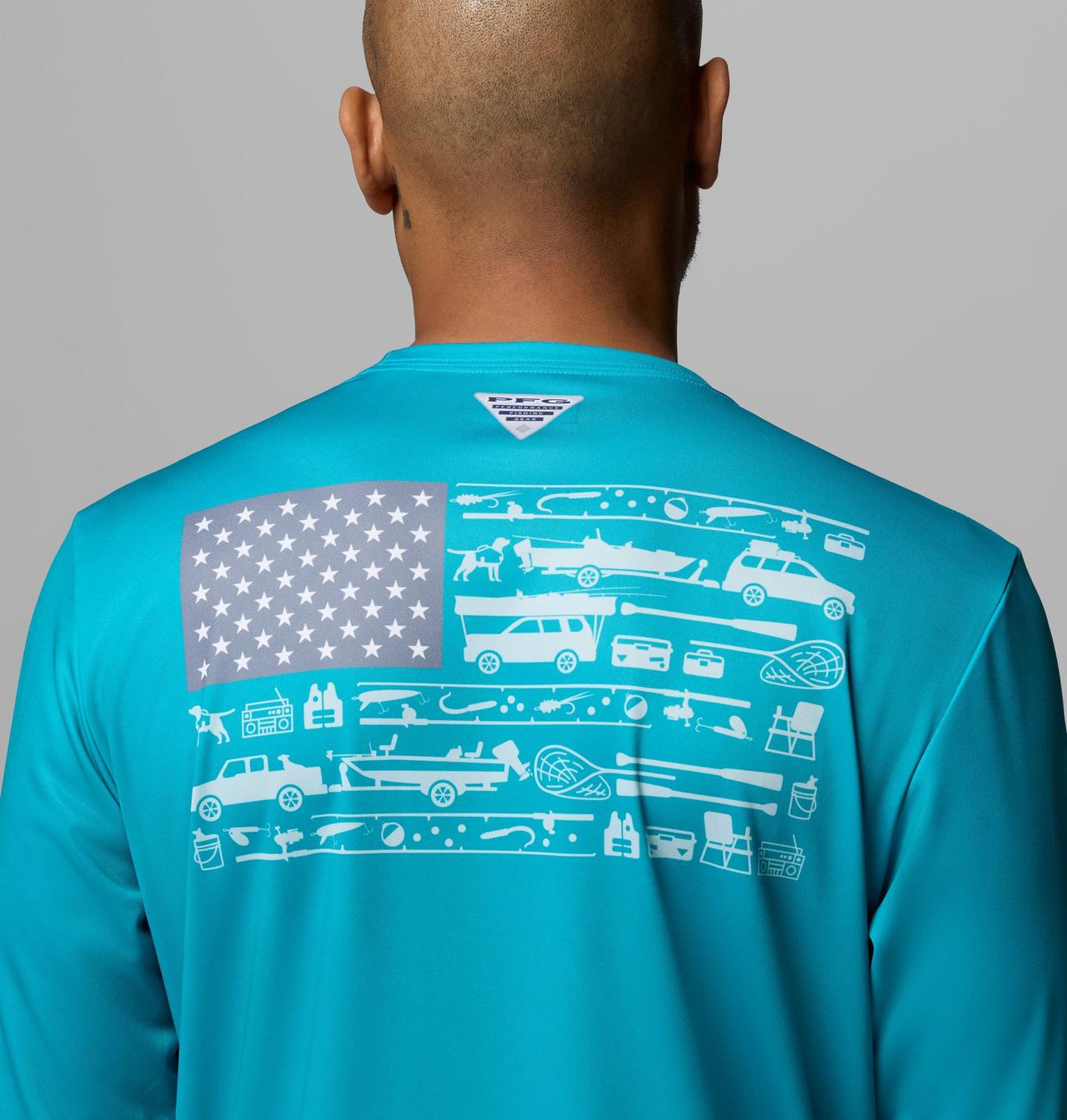 Men's Terminal Tackle PFG Fish Flag™ Long Sleeve Shirt | 444 | L 6