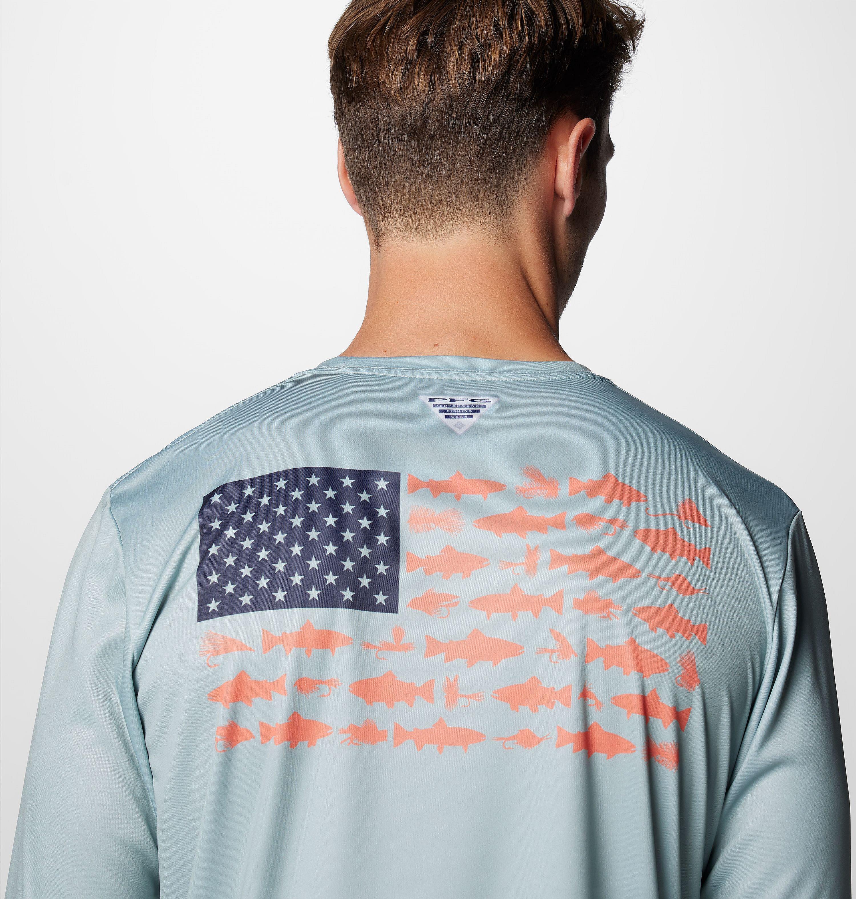 Men's Terminal Tackle PFG Fish Flag Long Sleeve Shirt 6