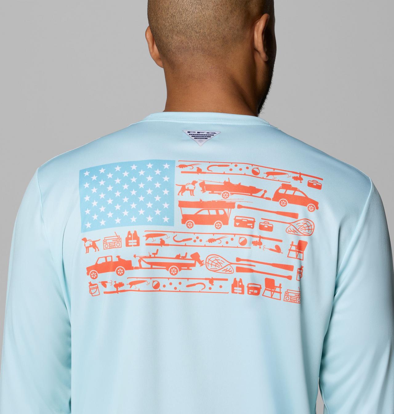 Men's Terminal Tackle PFG Fish Flag™ Long Sleeve Shirt | 482 | M 6