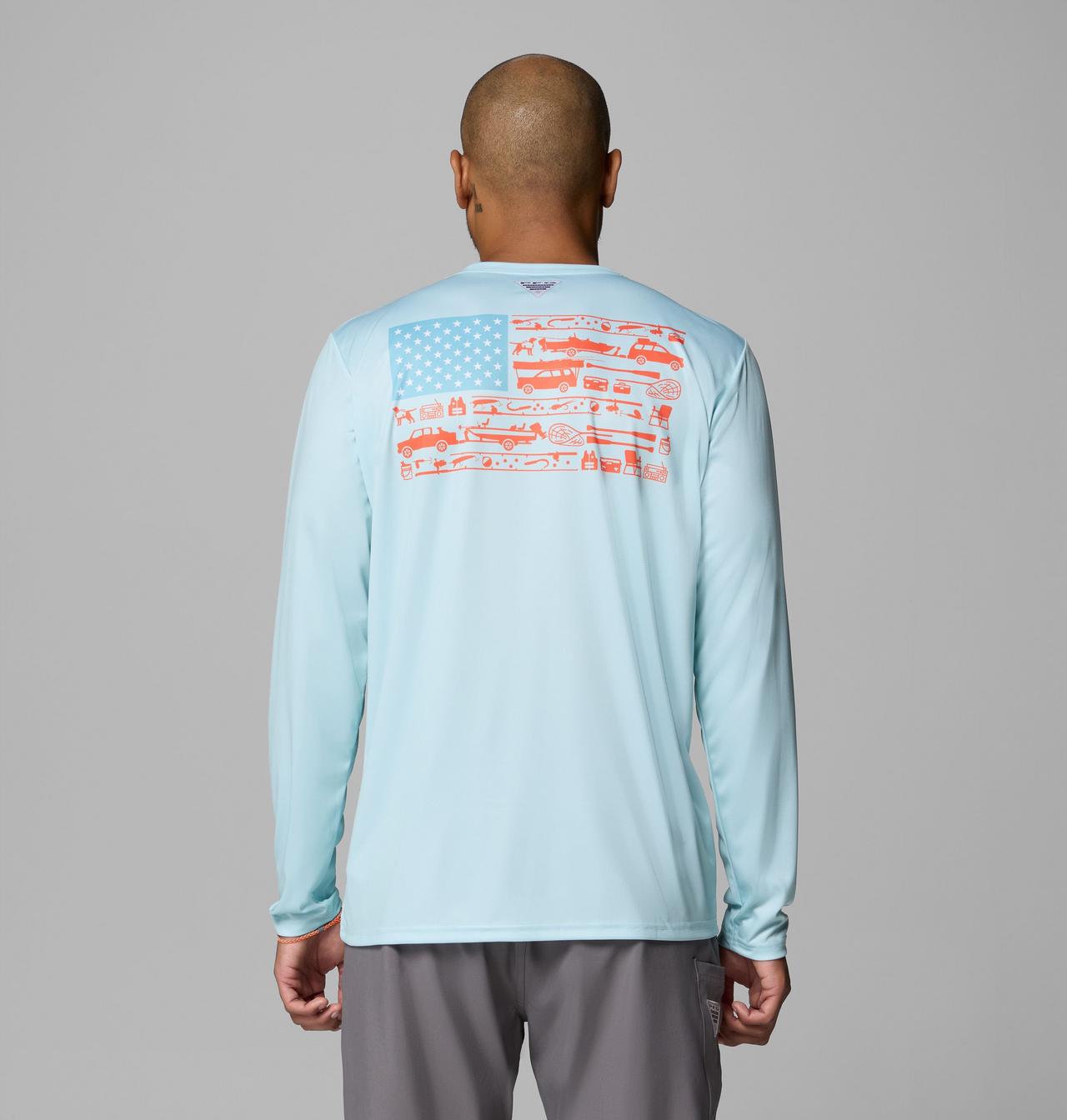 Men's Terminal Tackle PFG Fish Flag™ Long Sleeve Shirt | 482 | M 3