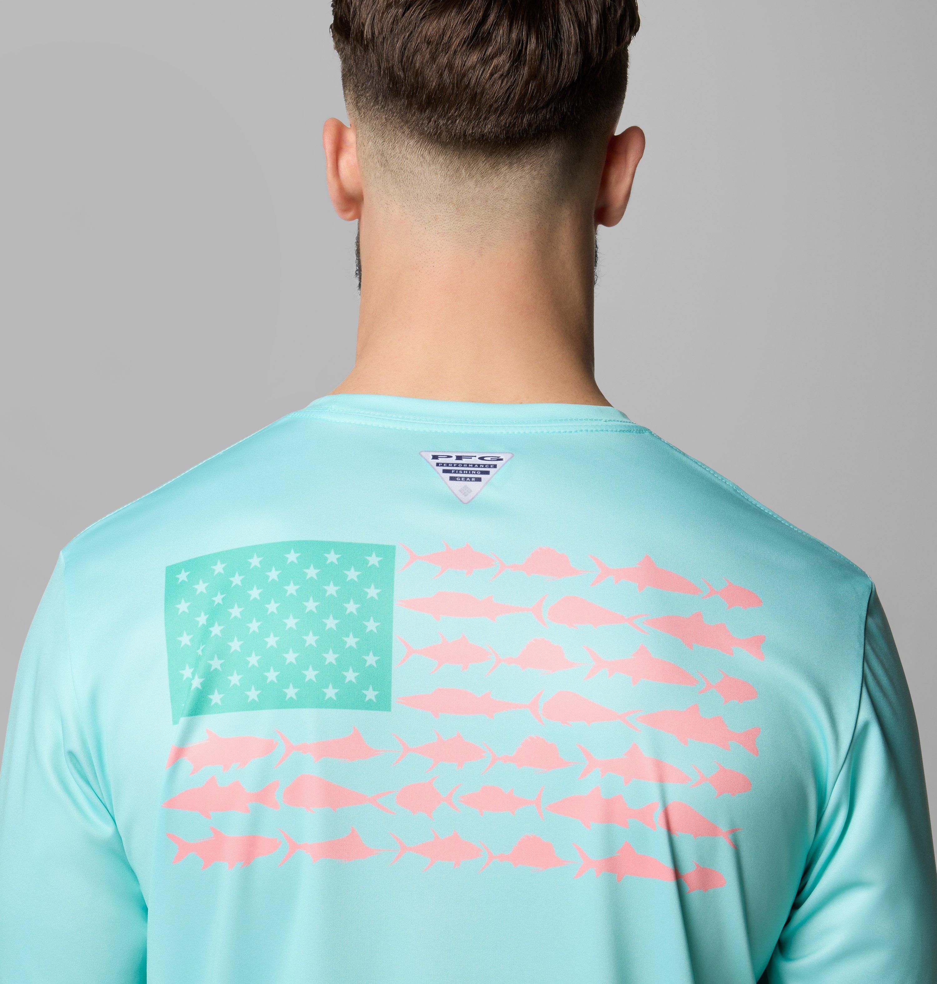 Men's Terminal Tackle PFG Fish Flag Long Sleeve Shirt 6