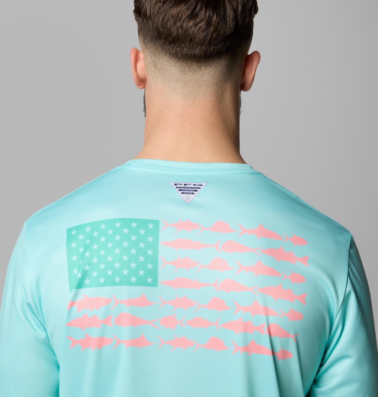 Men's Terminal Tackle PFG Fish Flag™ Long Sleeve Shirt | 486 | M 6