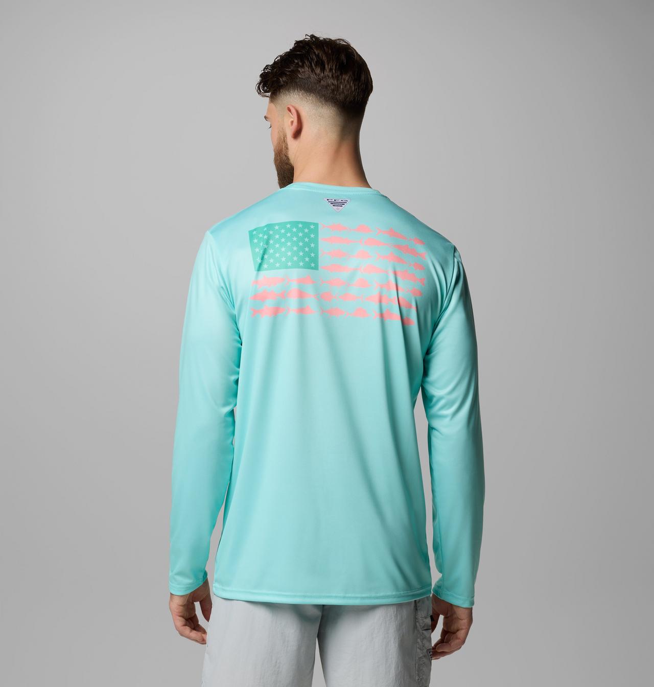 Men's Terminal Tackle PFG Fish Flag™ Long Sleeve Shirt | 486 | M 3