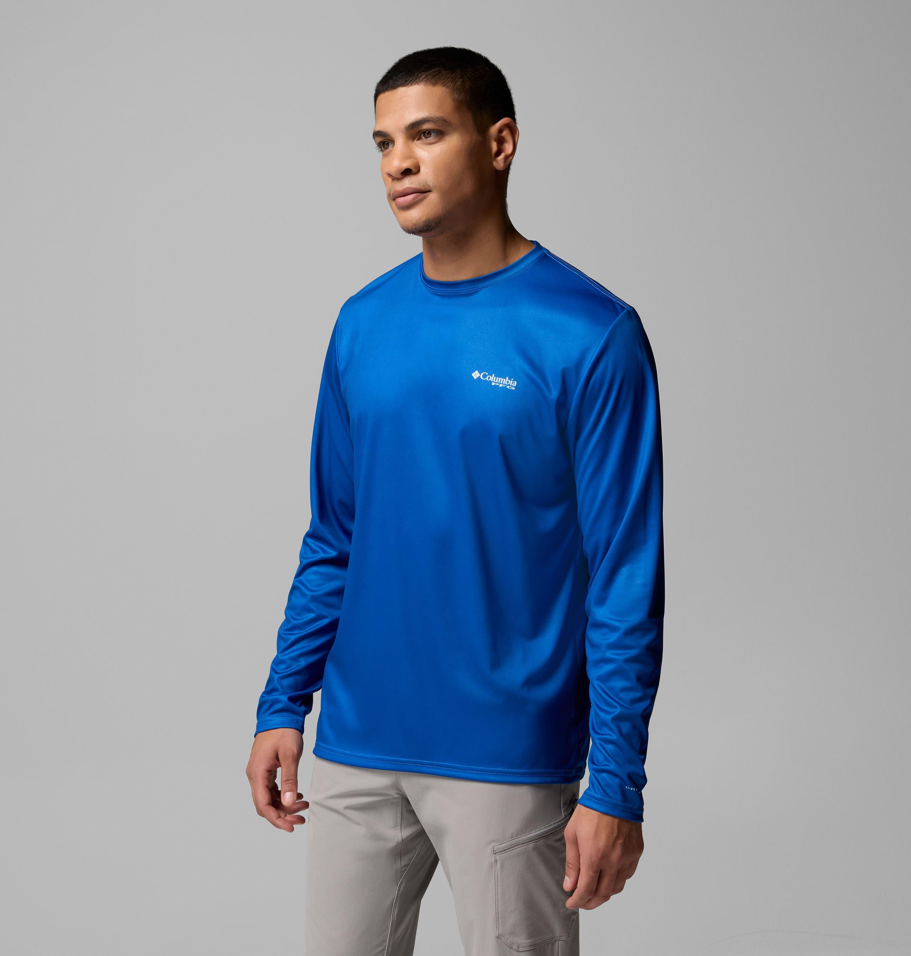 Men's Terminal Tackle PFG Fish Flag Long Sleeve Shirt | 489 | XS 4