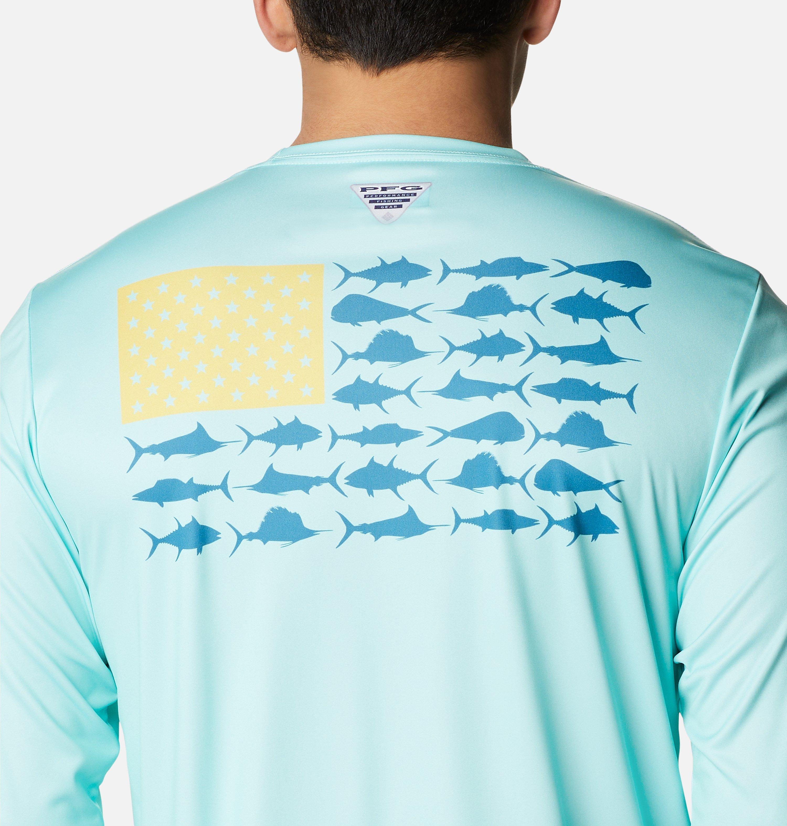 Men's Terminal Tackle PFG Fish Flag Long Sleeve Shirt 5