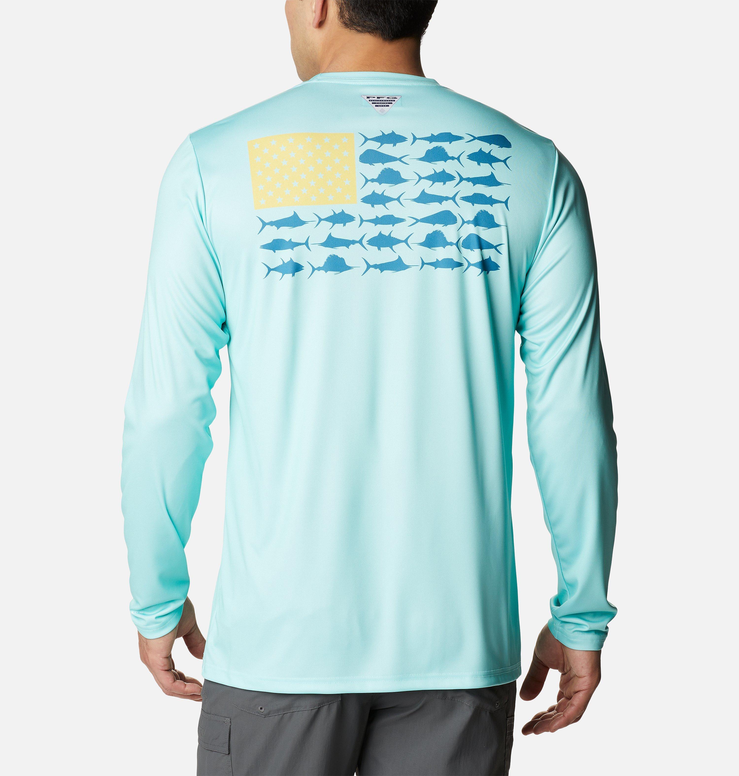 Men's Terminal Tackle PFG Fish Flag Long Sleeve Shirt 2