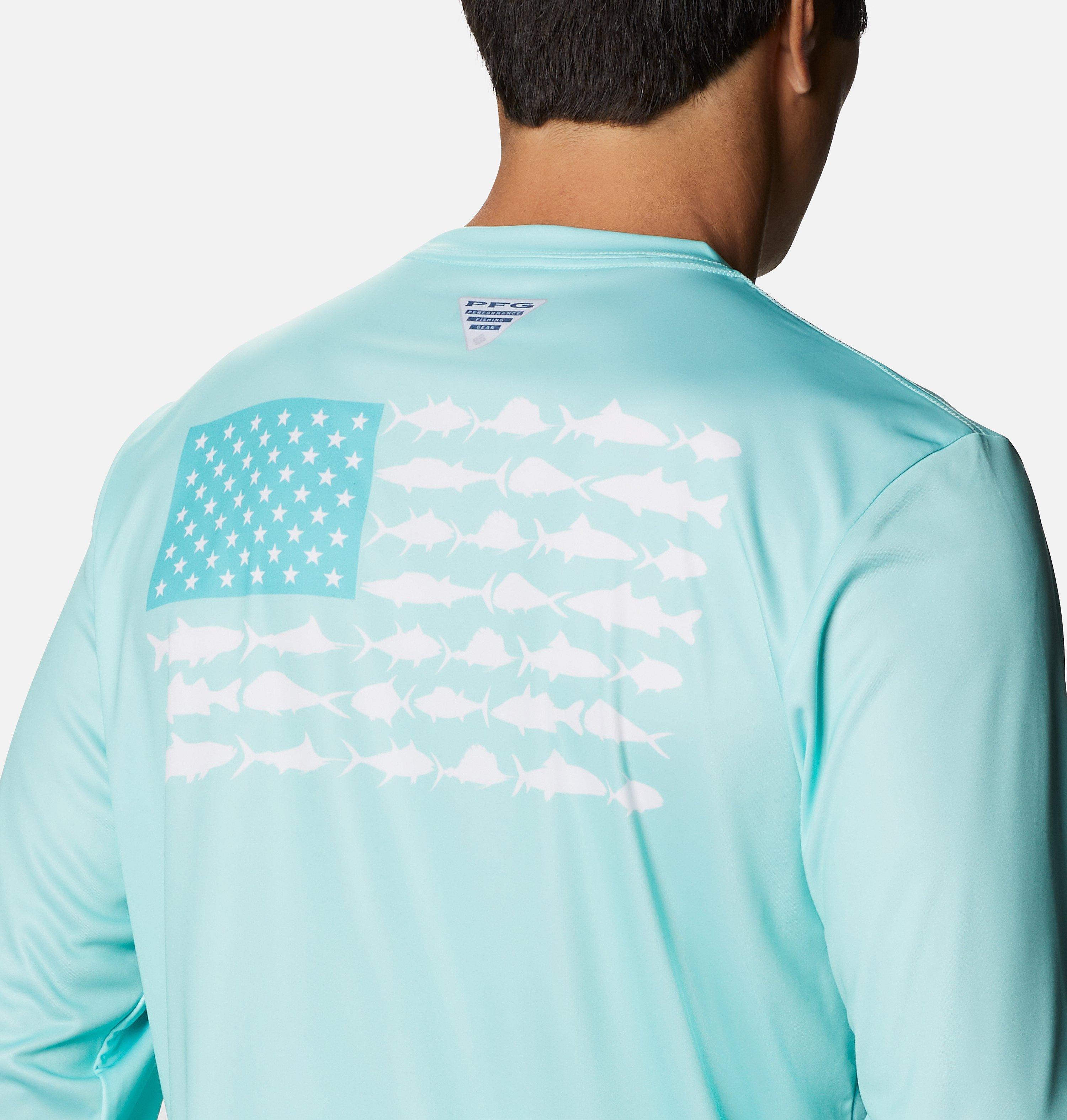 Men's Terminal Tackle PFG Fish Flag Long Sleeve Shirt 5