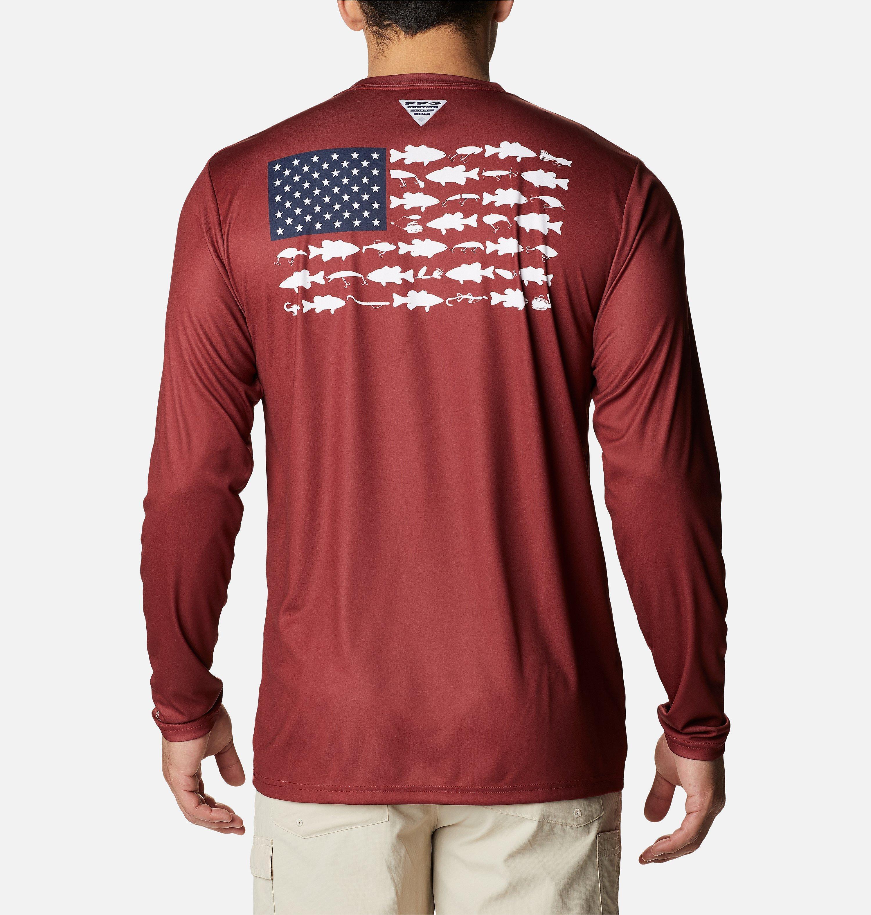 Men's Terminal Tackle PFG Fish Flag Long Sleeve Shirt 2