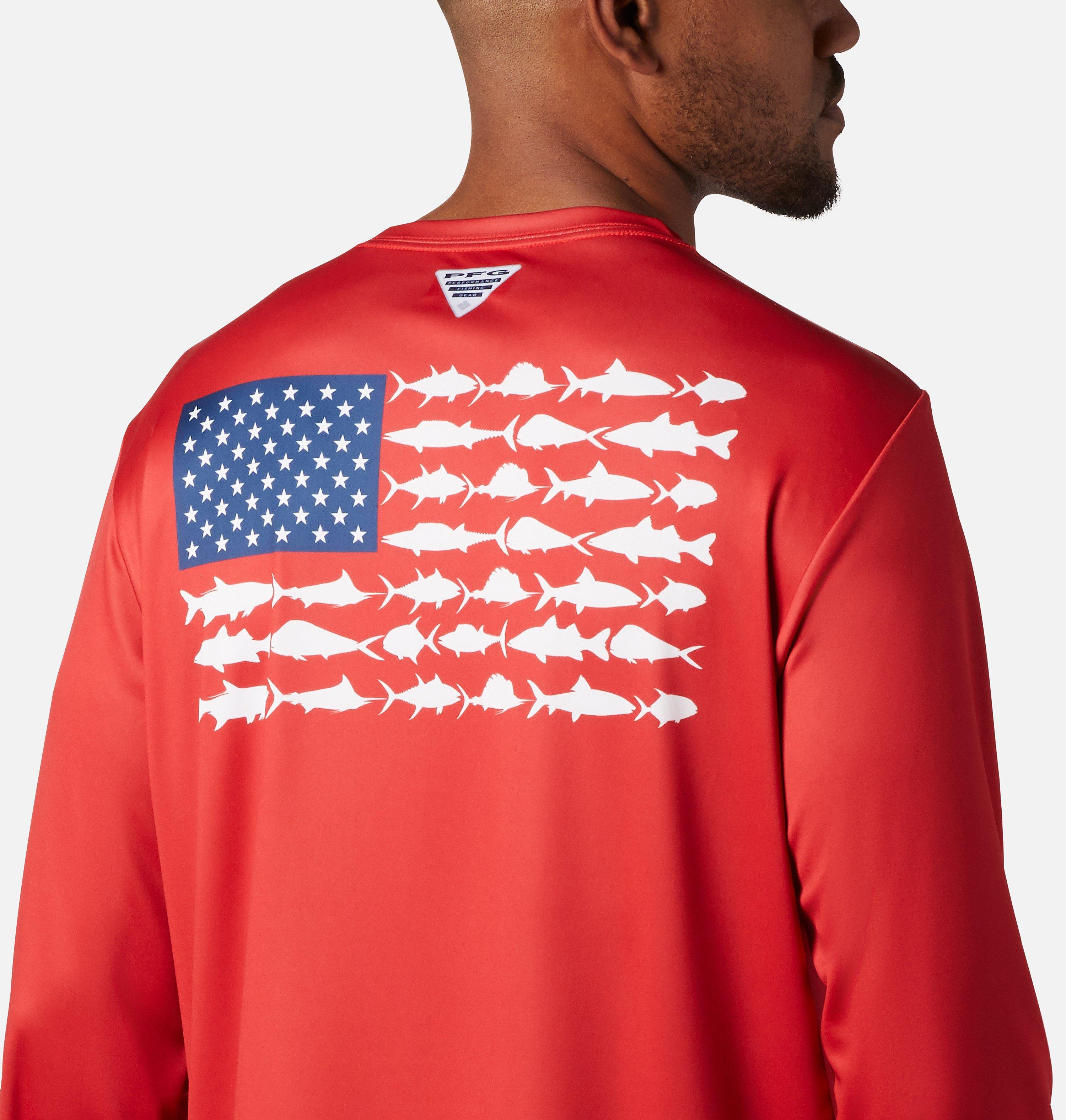 Men's Terminal Tackle PFG Fish Flag Long Sleeve Shirt 5