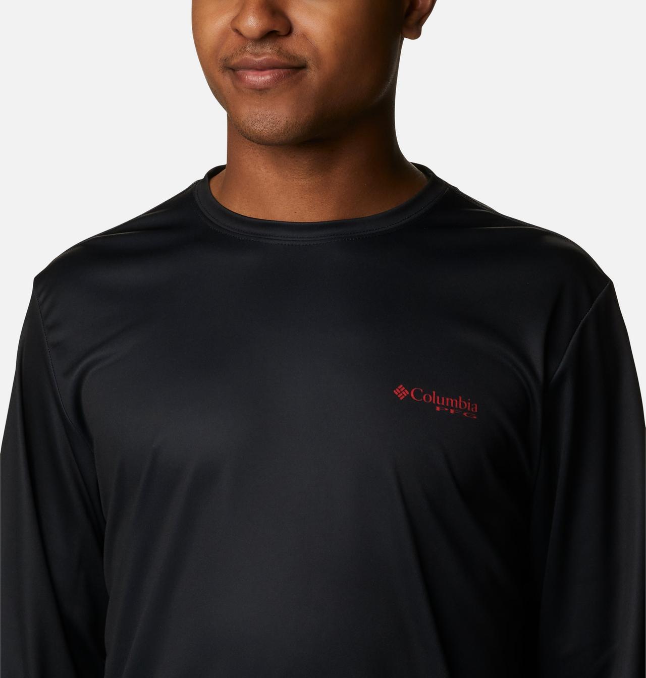 Men's PFG Terminal Tackle Fish Flag™ Long Sleeve Shirt - Big 4