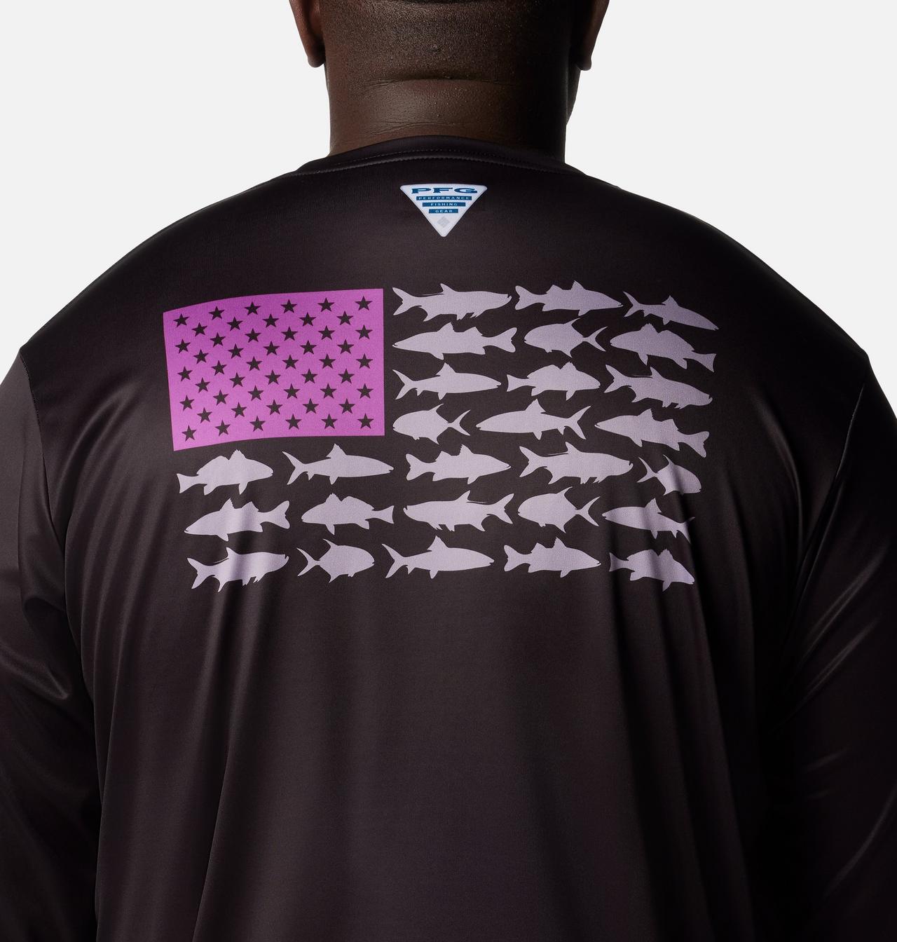 Men's PFG Terminal Tackle Fish Flag™ Long Sleeve Shirt - Big 5