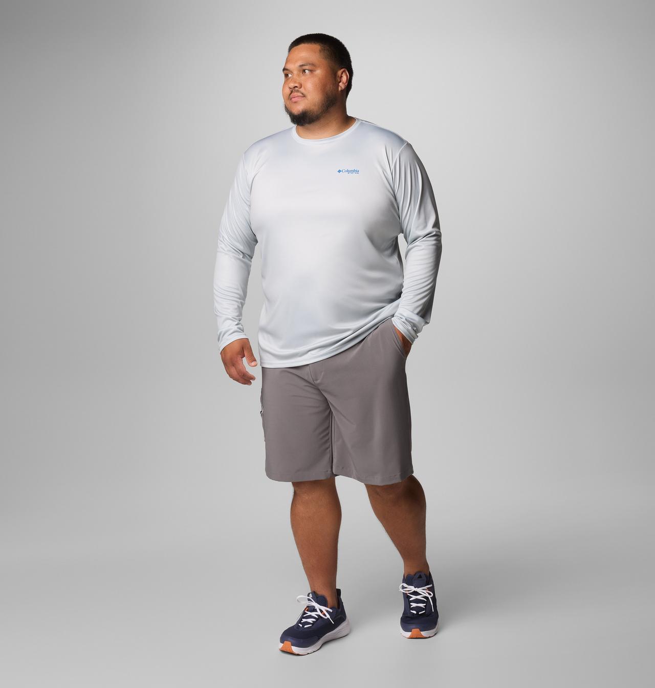 Men's PFG Terminal Tackle Fish Flag™ Long Sleeve Shirt - Big 3