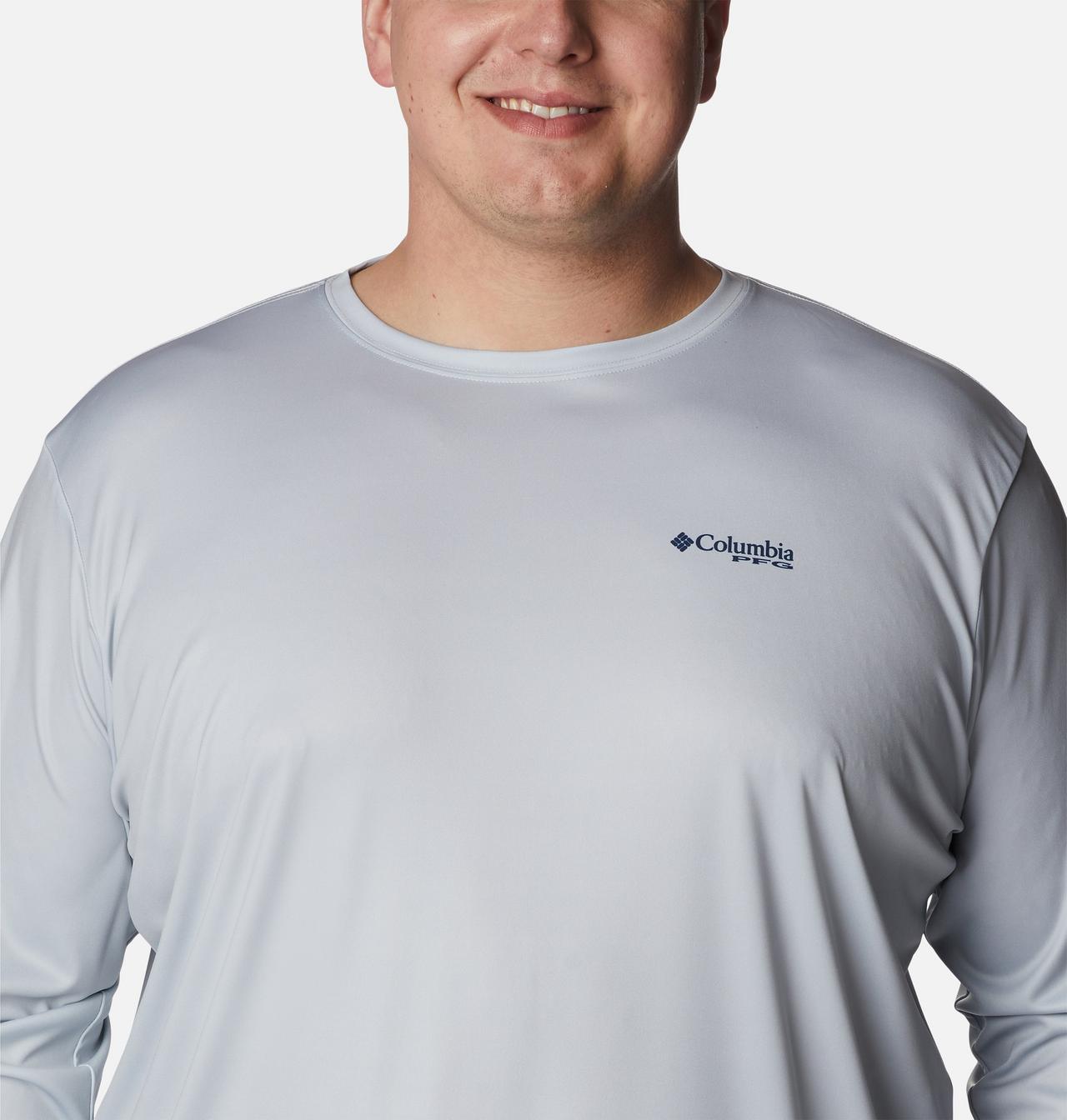 Men's PFG Terminal Tackle Fish Flag™ Long Sleeve Shirt - Big 4