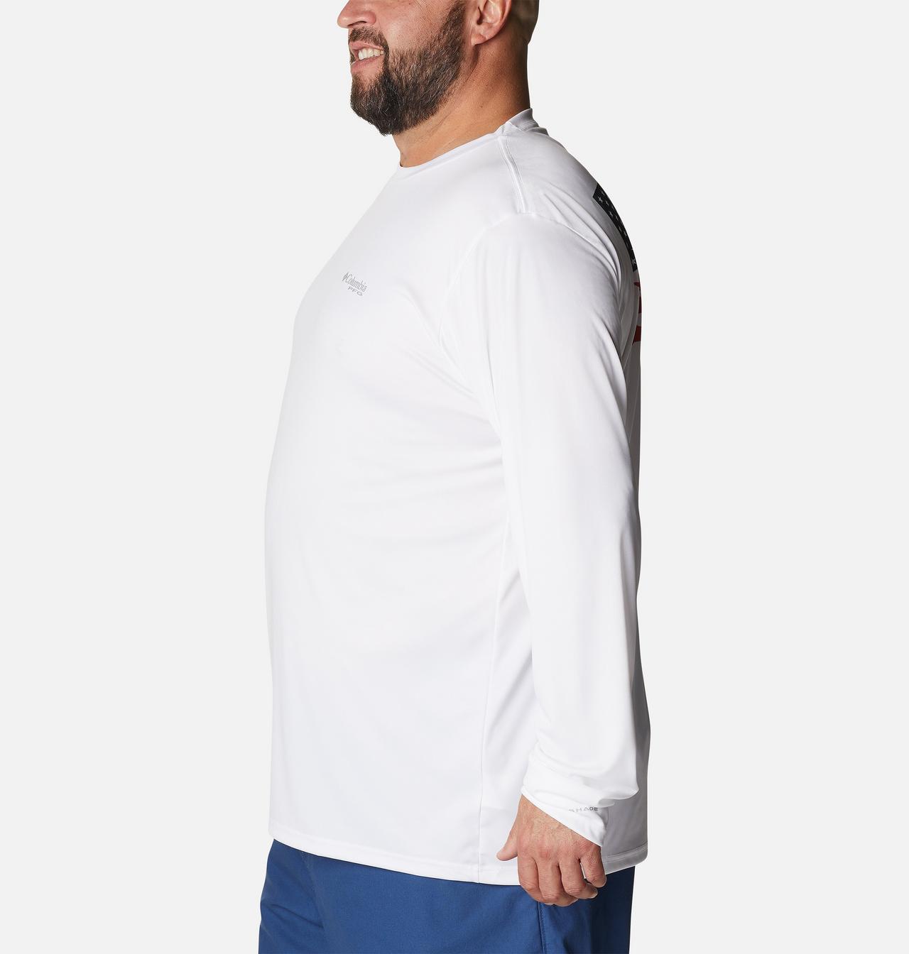 Men's PFG Terminal Tackle Fish Flag™ Long Sleeve Shirt - Big 3