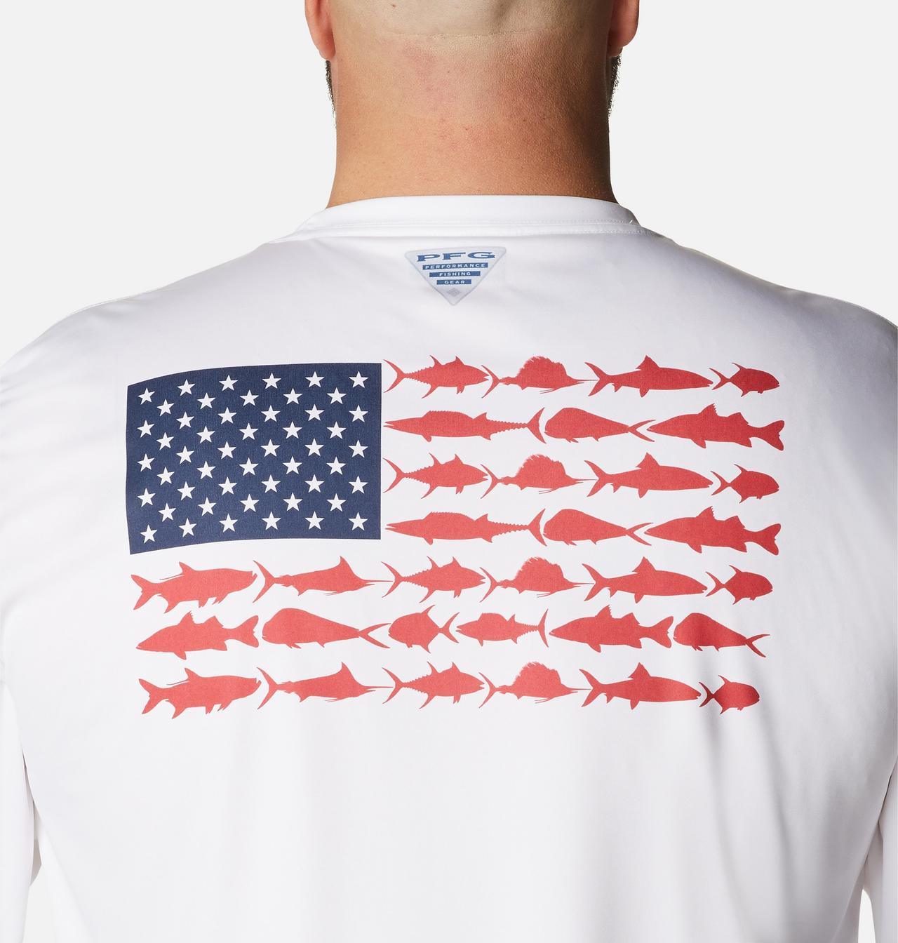 Men's PFG Terminal Tackle Fish Flag™ Long Sleeve Shirt - Big 5