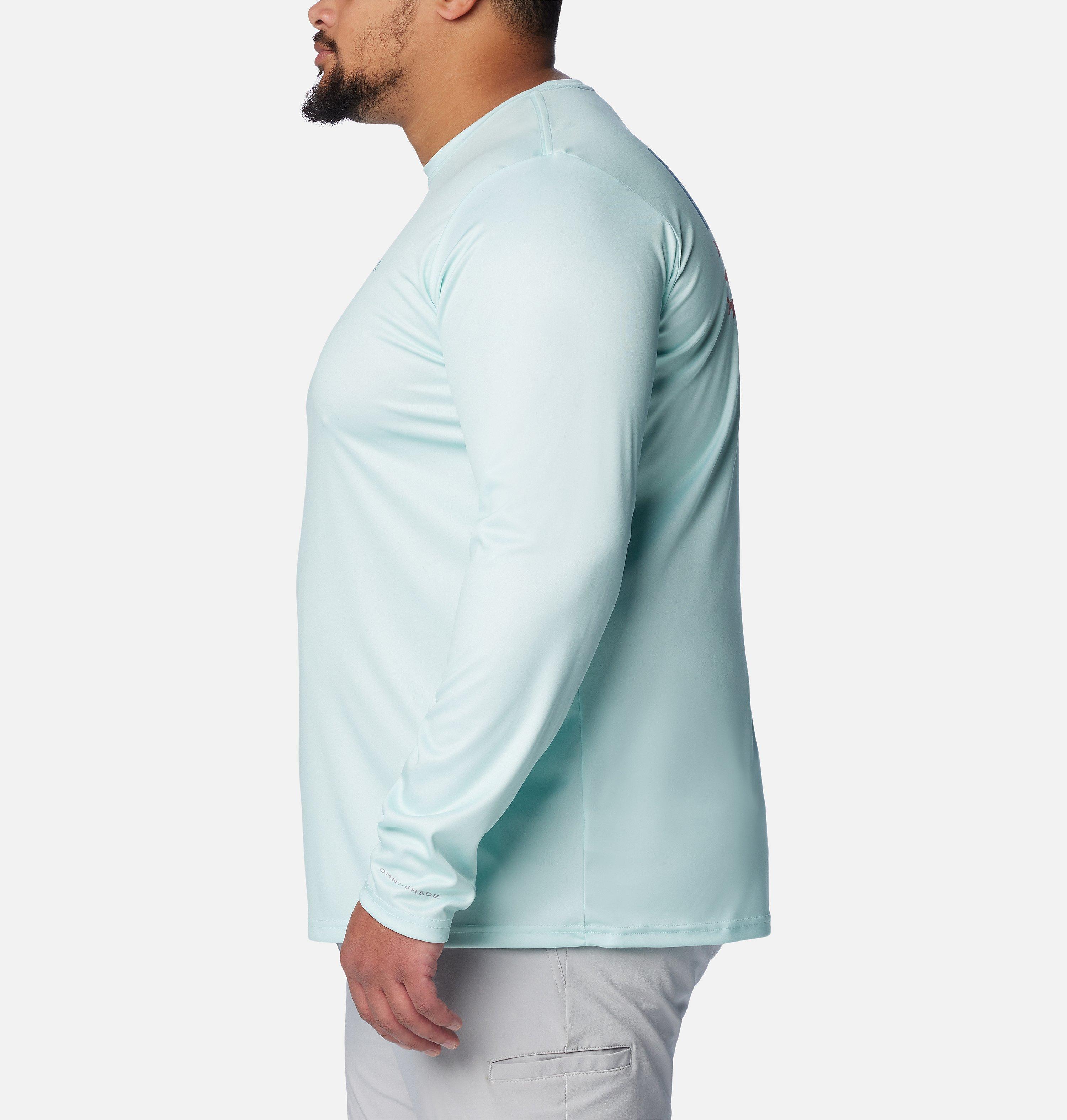 Men's PFG Terminal Tackle Fish Flag Long Sleeve Shirt - Big 3