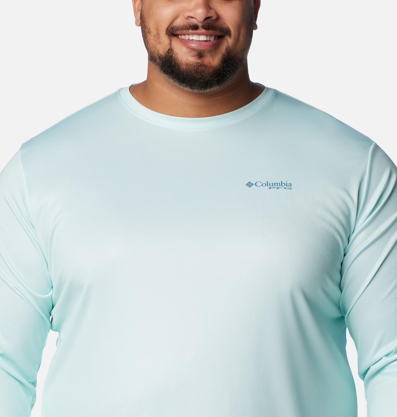 Men's PFG Terminal Tackle Fish Flag™ Long Sleeve Shirt - Big 4