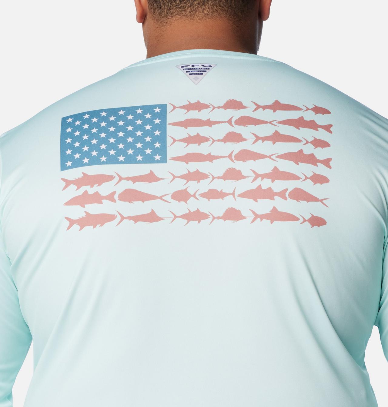 Men's PFG Terminal Tackle Fish Flag™ Long Sleeve Shirt - Big 5