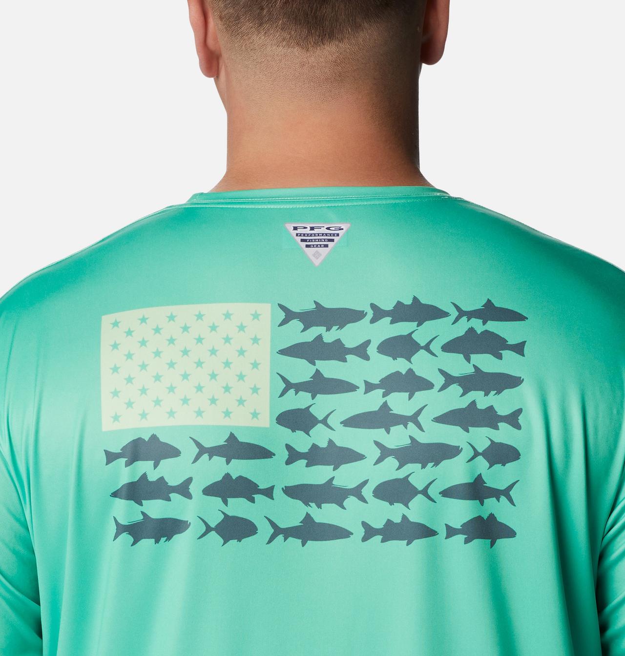Men's PFG Terminal Tackle Fish Flag™ Long Sleeve Shirt - Big 5