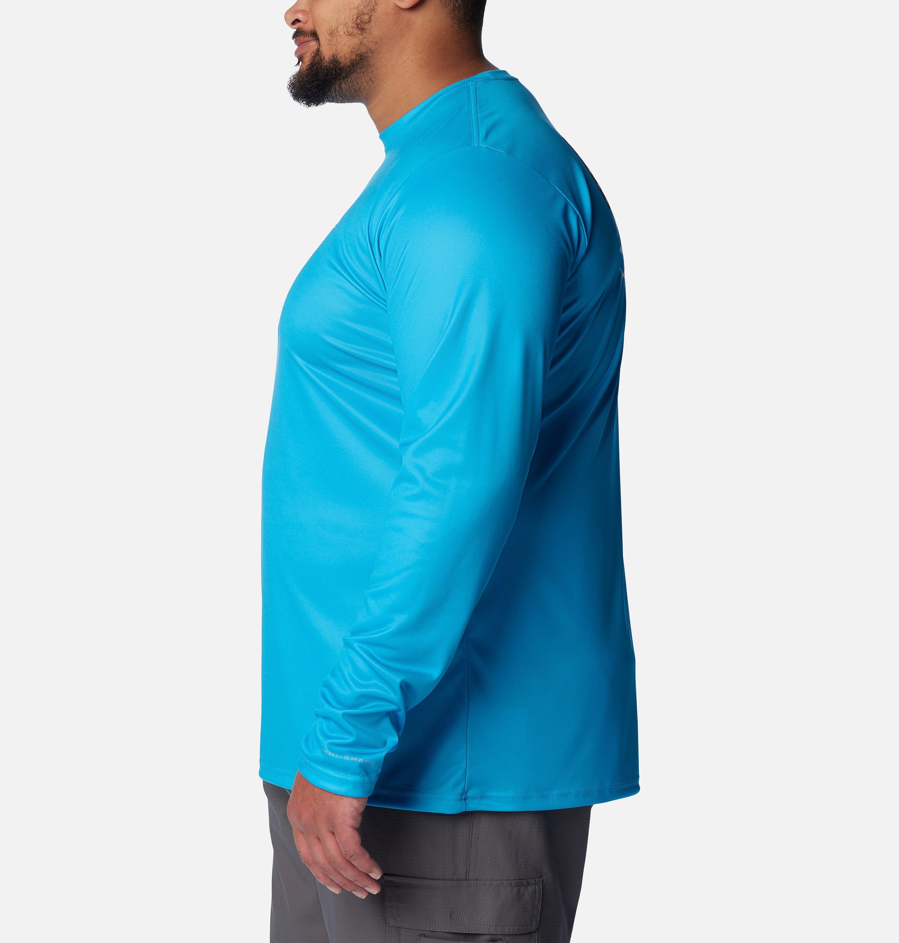 Men's PFG Terminal Tackle Fish Flag Long Sleeve Shirt - Big 3