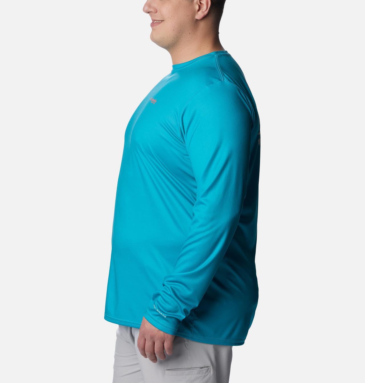 Men's PFG Terminal Tackle Fish Flag™ Long Sleeve Shirt - Big 3