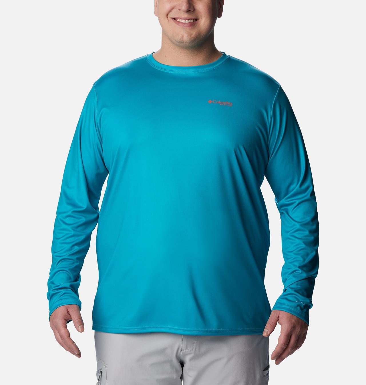 Men's PFG Terminal Tackle Fish Flag™ Long Sleeve Shirt - Big 1