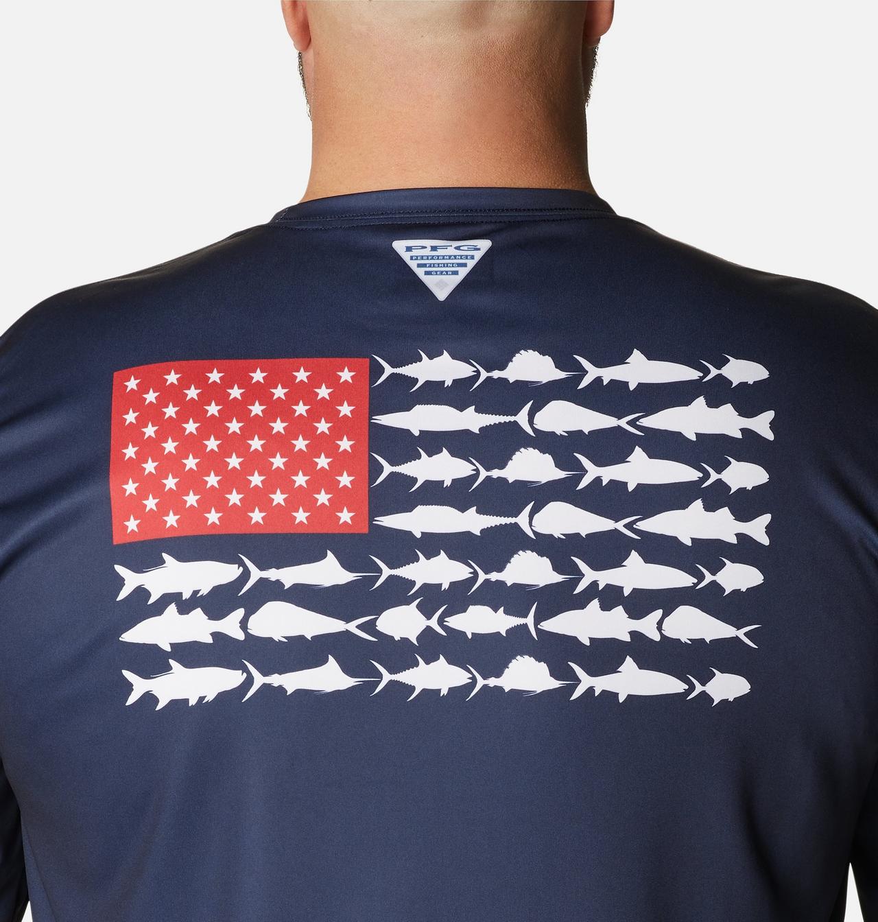Men's PFG Terminal Tackle Fish Flag™ Long Sleeve Shirt - Big 5