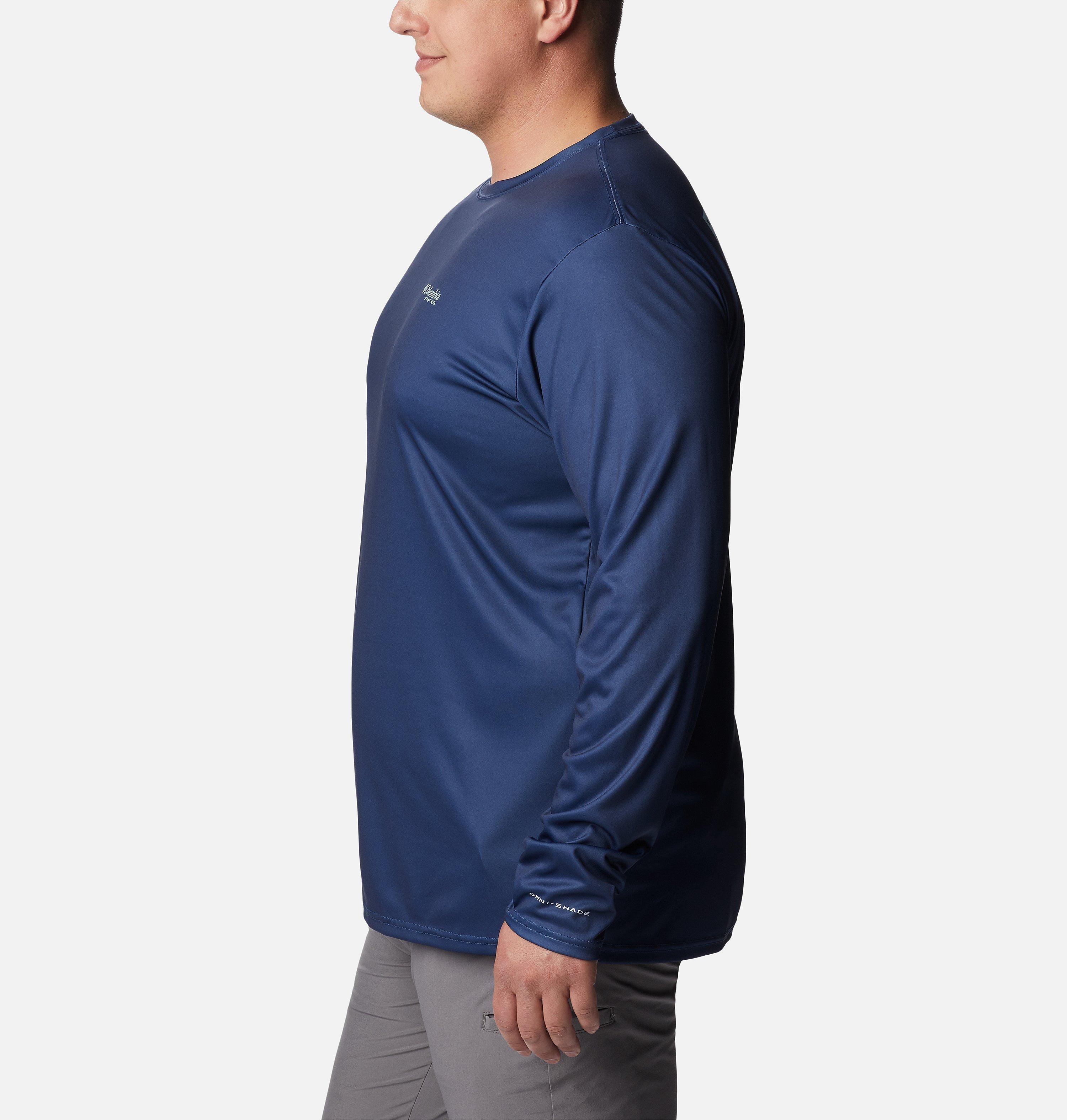 Men's PFG Terminal Tackle Fish Flag Long Sleeve Shirt - Big 3