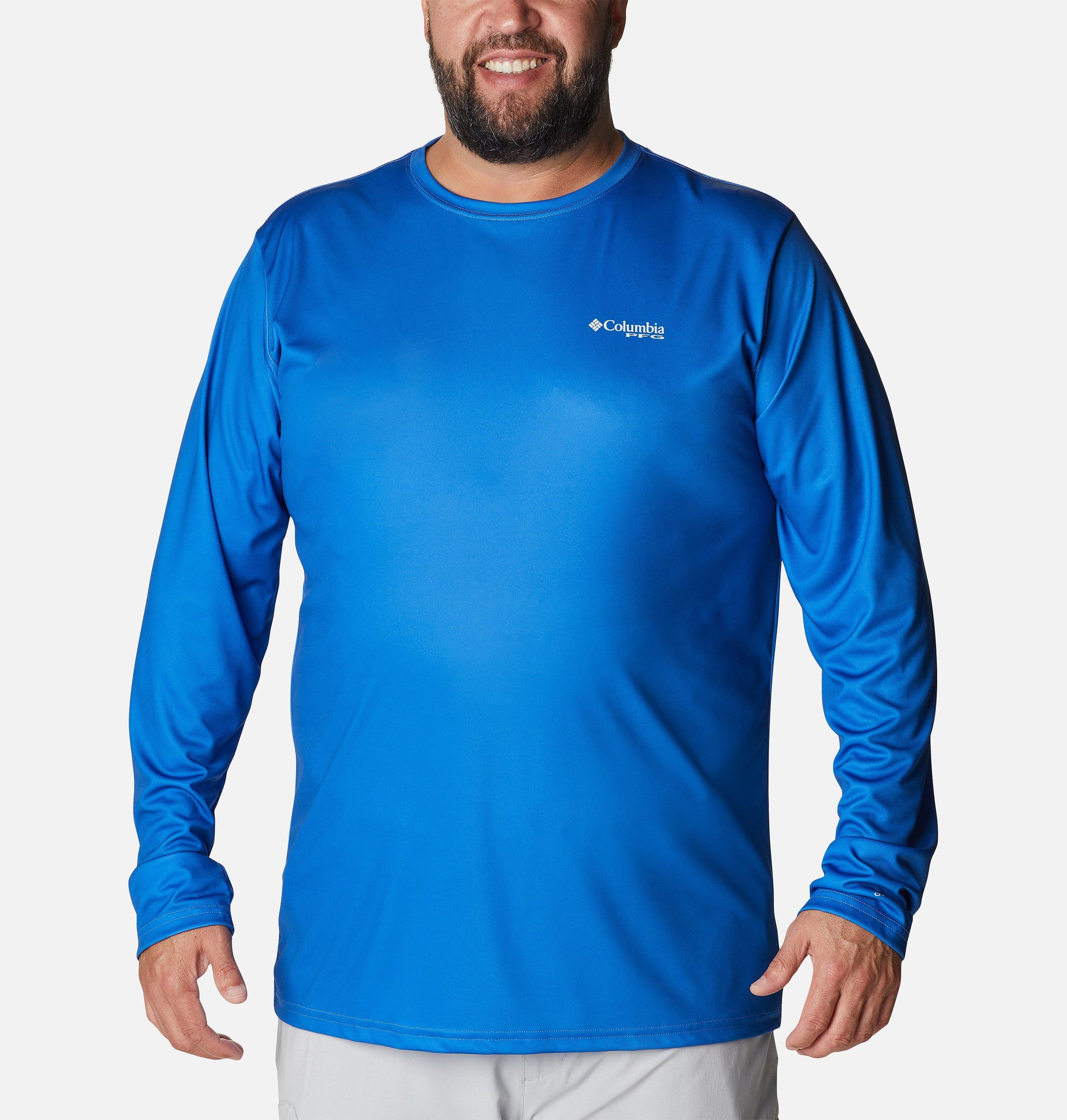 Men's PFG Terminal Tackle Fish Flag Long Sleeve Shirt - Big 2