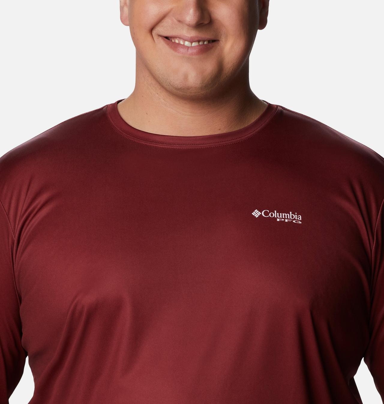 Men's PFG Terminal Tackle Fish Flag™ Long Sleeve Shirt - Big 4