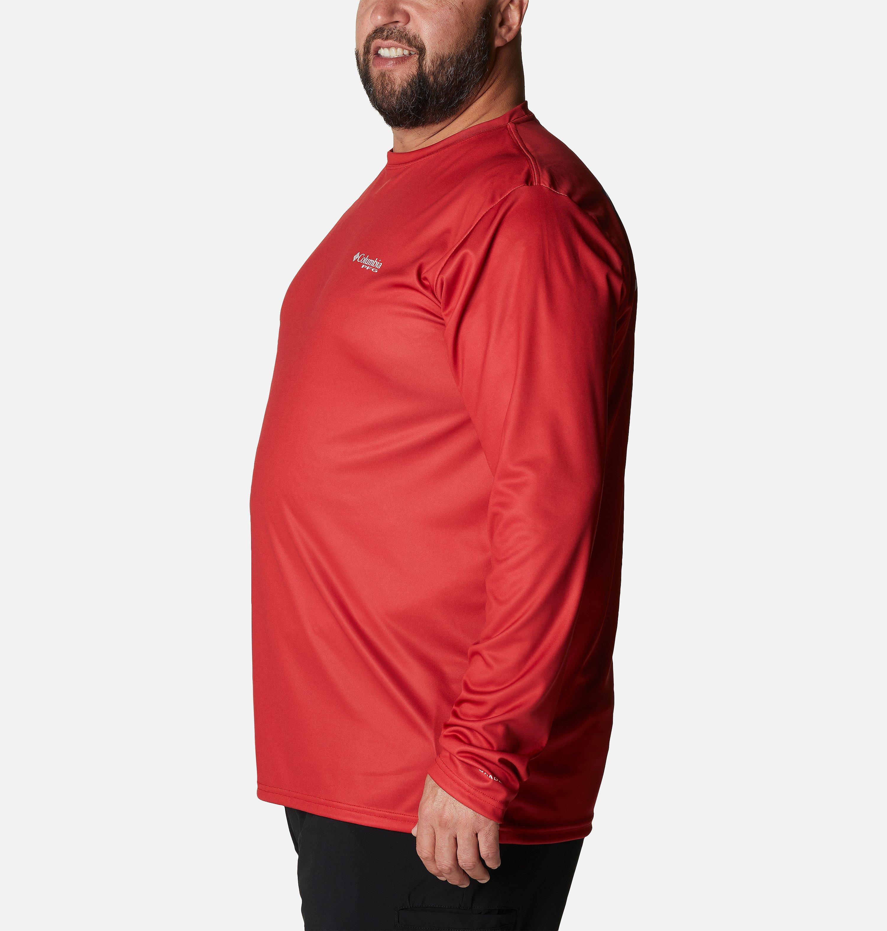 Men's PFG Terminal Tackle Fish Flag Long Sleeve Shirt - Big 3