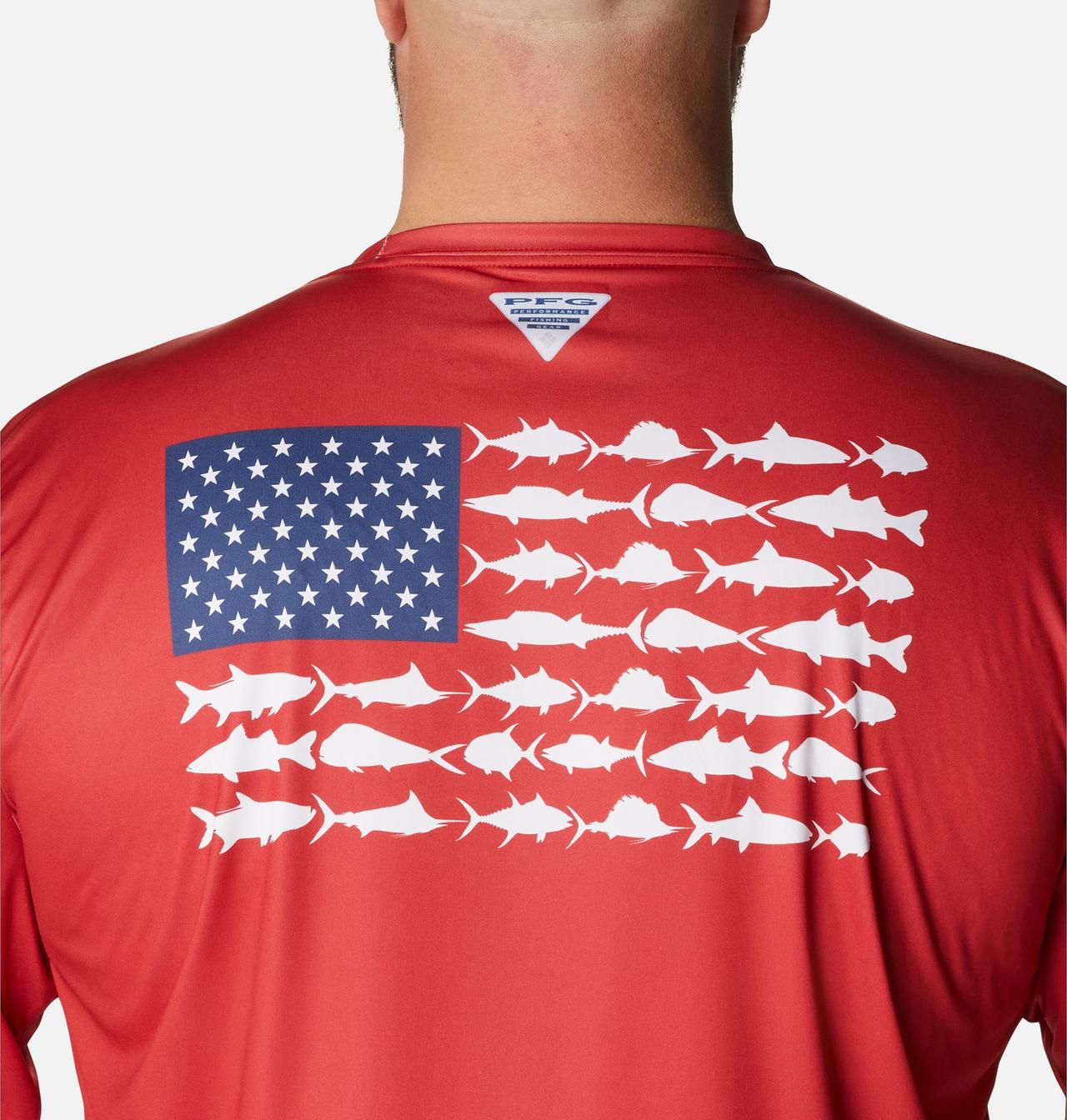Men's PFG Terminal Tackle Fish Flag™ Long Sleeve Shirt - Big 5