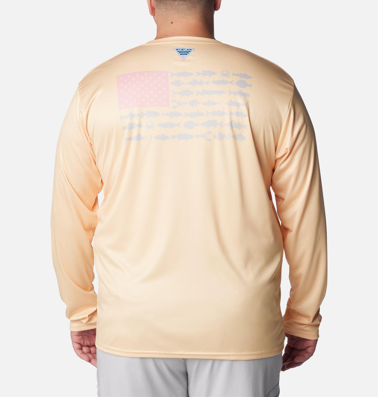 Men's PFG Terminal Tackle Fish Flag™ Long Sleeve Shirt - Big 1